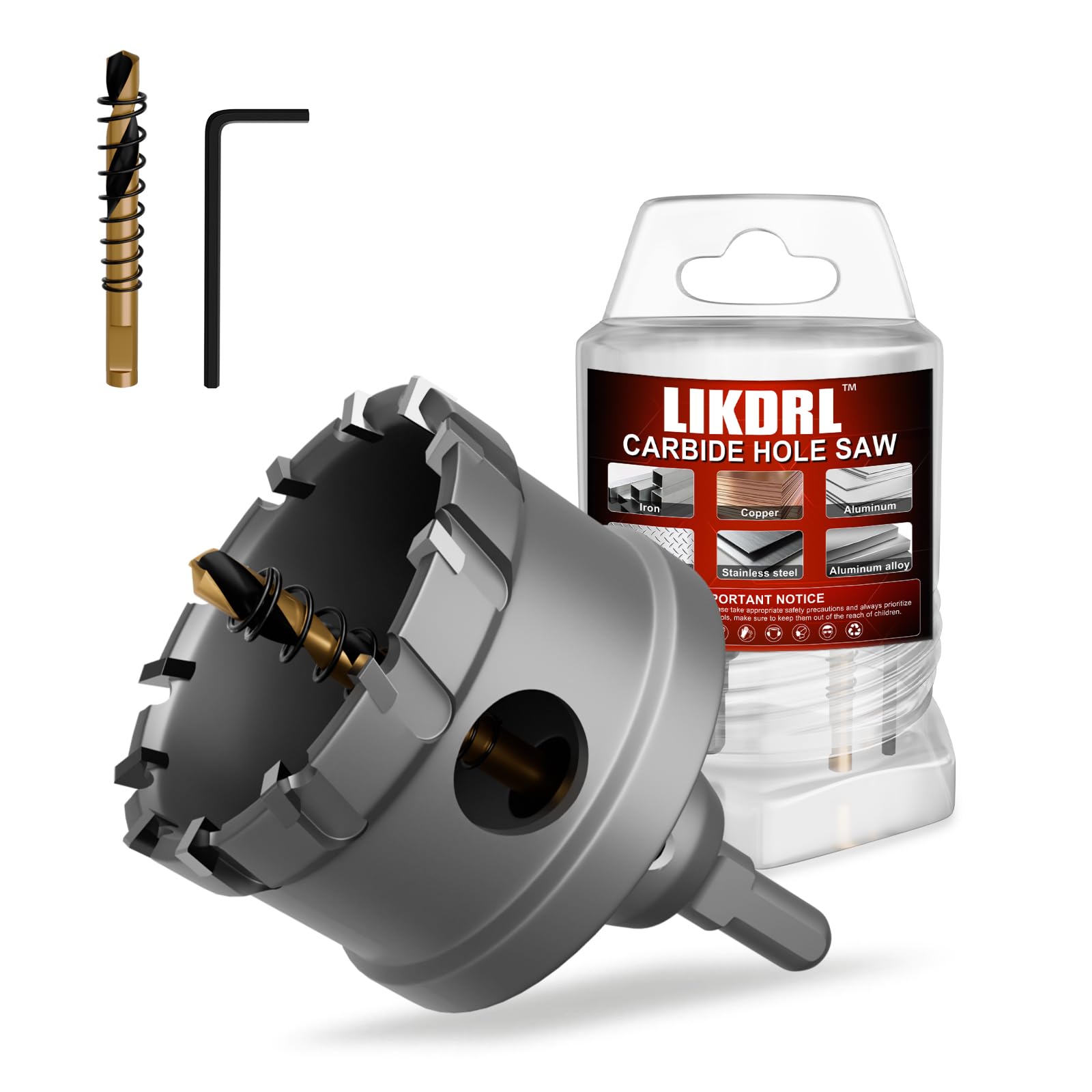 Carbide Hole Saw for Stainless Steel - 1 Inch -8