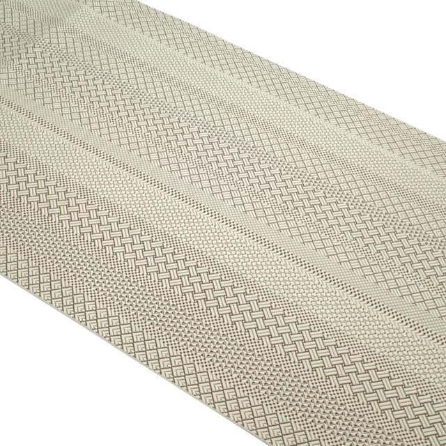 京都西陣 袋帯 六通 鶴 大菊 五三の霧 証紙付き