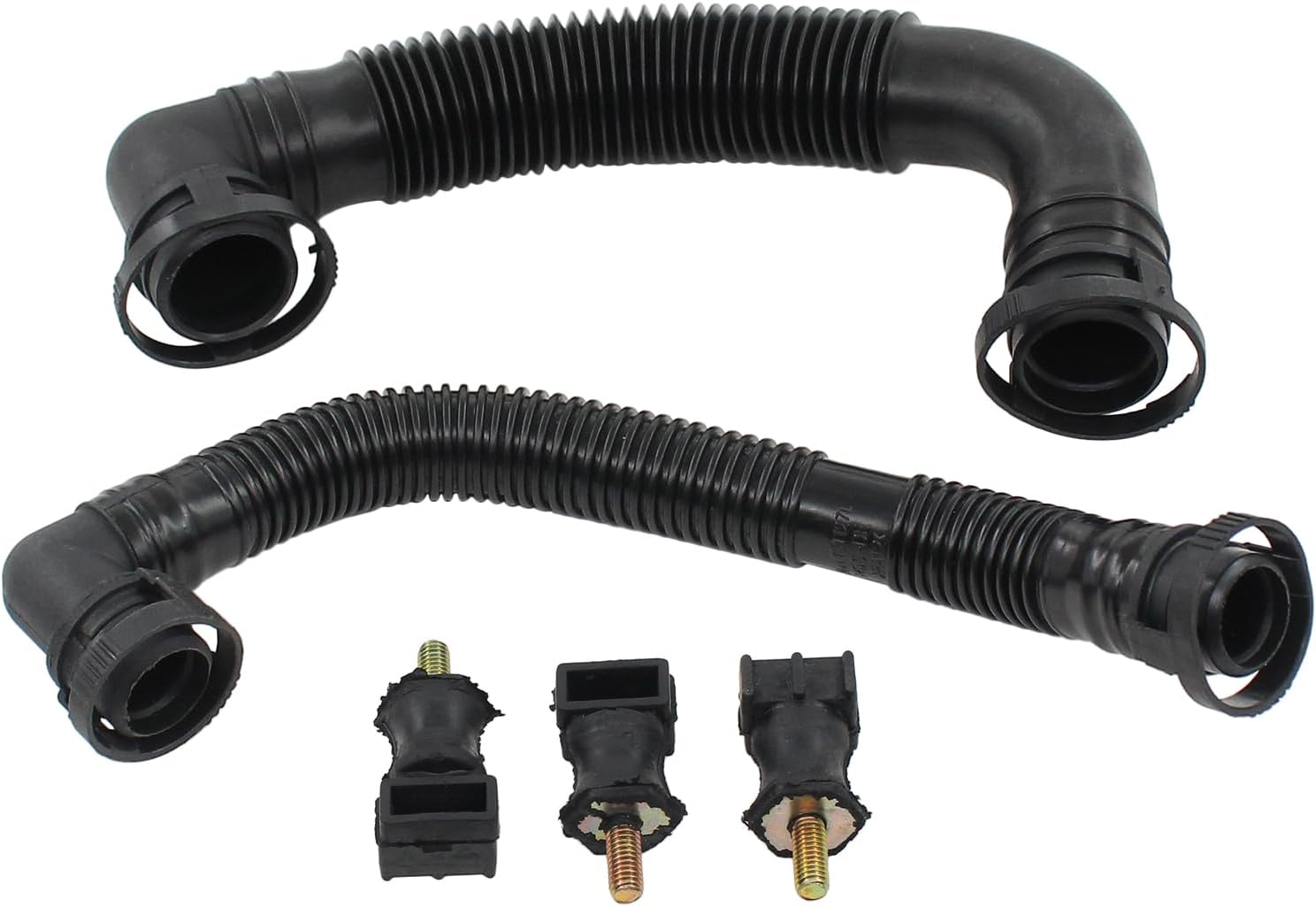 MOTOKU Secondary Air Injection Pump Hoses w/Mount for Audi A3 A4 A6 TT for VW Beetle Golf Jetta Passat Touareg