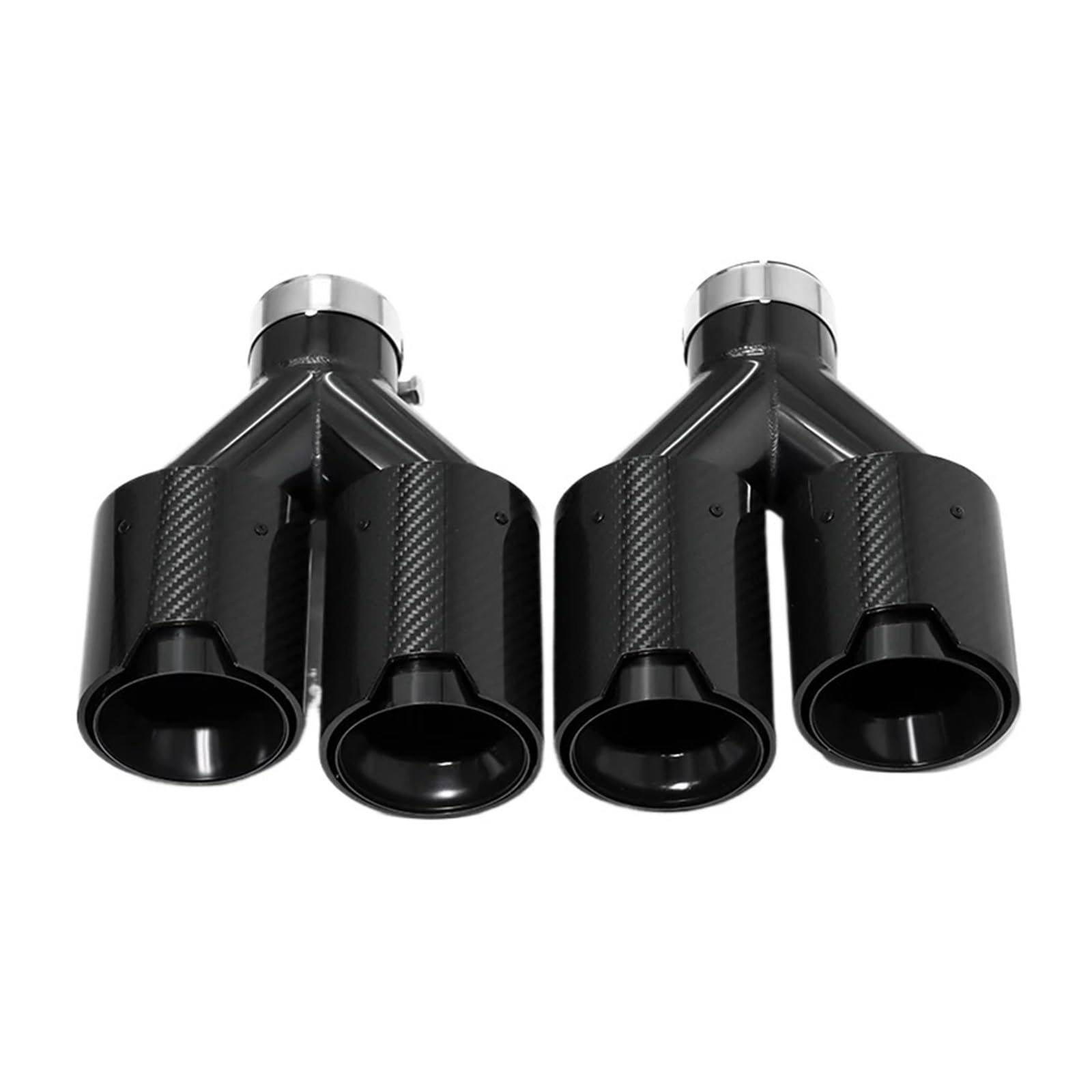 Tubo de escape Punta de para escape acero inoxidable para BMW Universal para puntas, silenciador tubo para