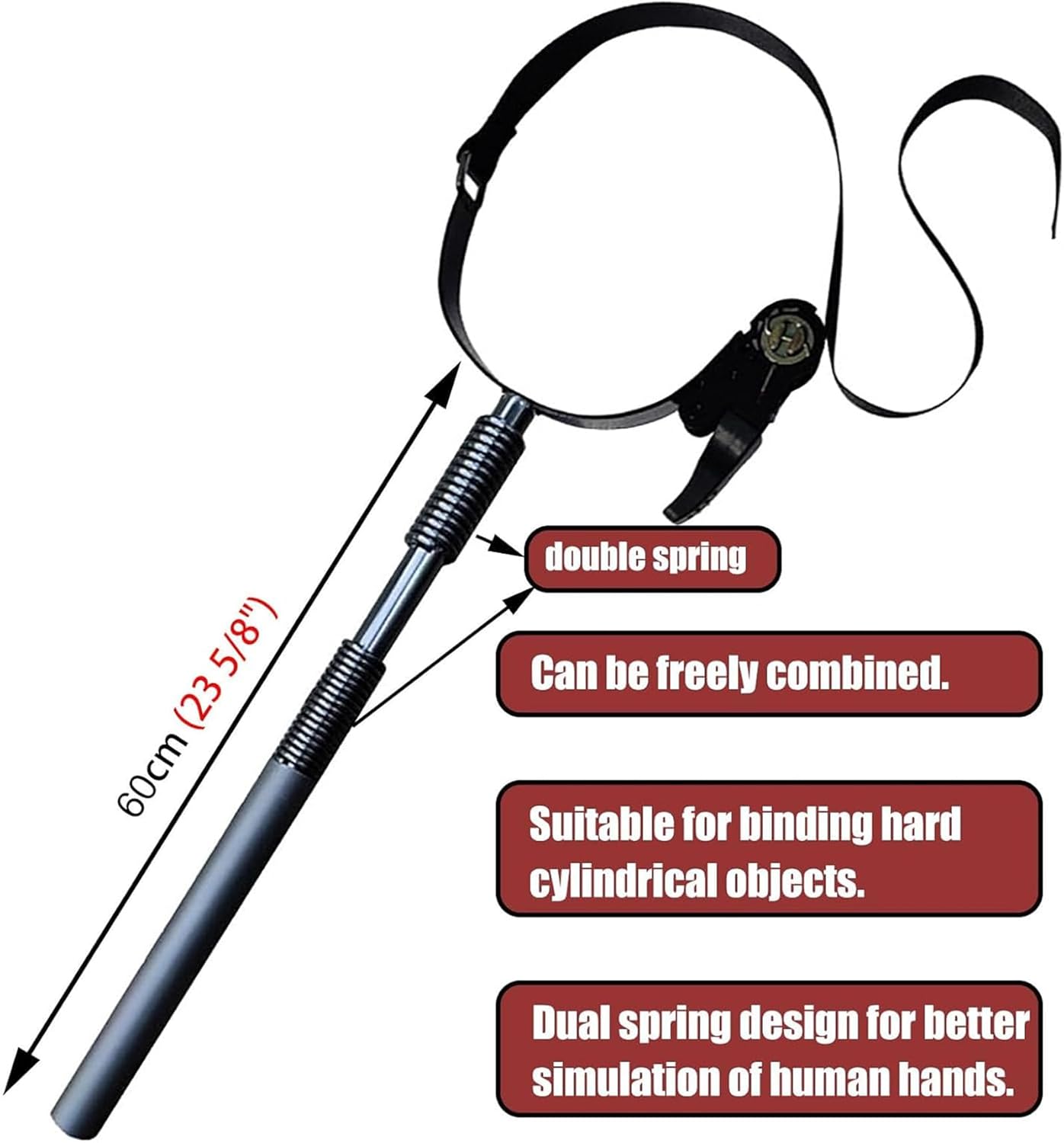 Wing Chun Dummy for Martial Arts Training, Chinese Kung Fu Trainer Attachment, Wall Mounted Portable Wooden Dummy Arm, Suitable for Tied to Trees/Hard Objects