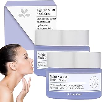 50ml Advanced Neck Firming Cream - Best For Tightening Sagging Skin,Tighten & Lift Firming Neck Cream,Anti Aging Smoothes Wrinkles Skin Tightening and Repair Decolletage Cream 2pc