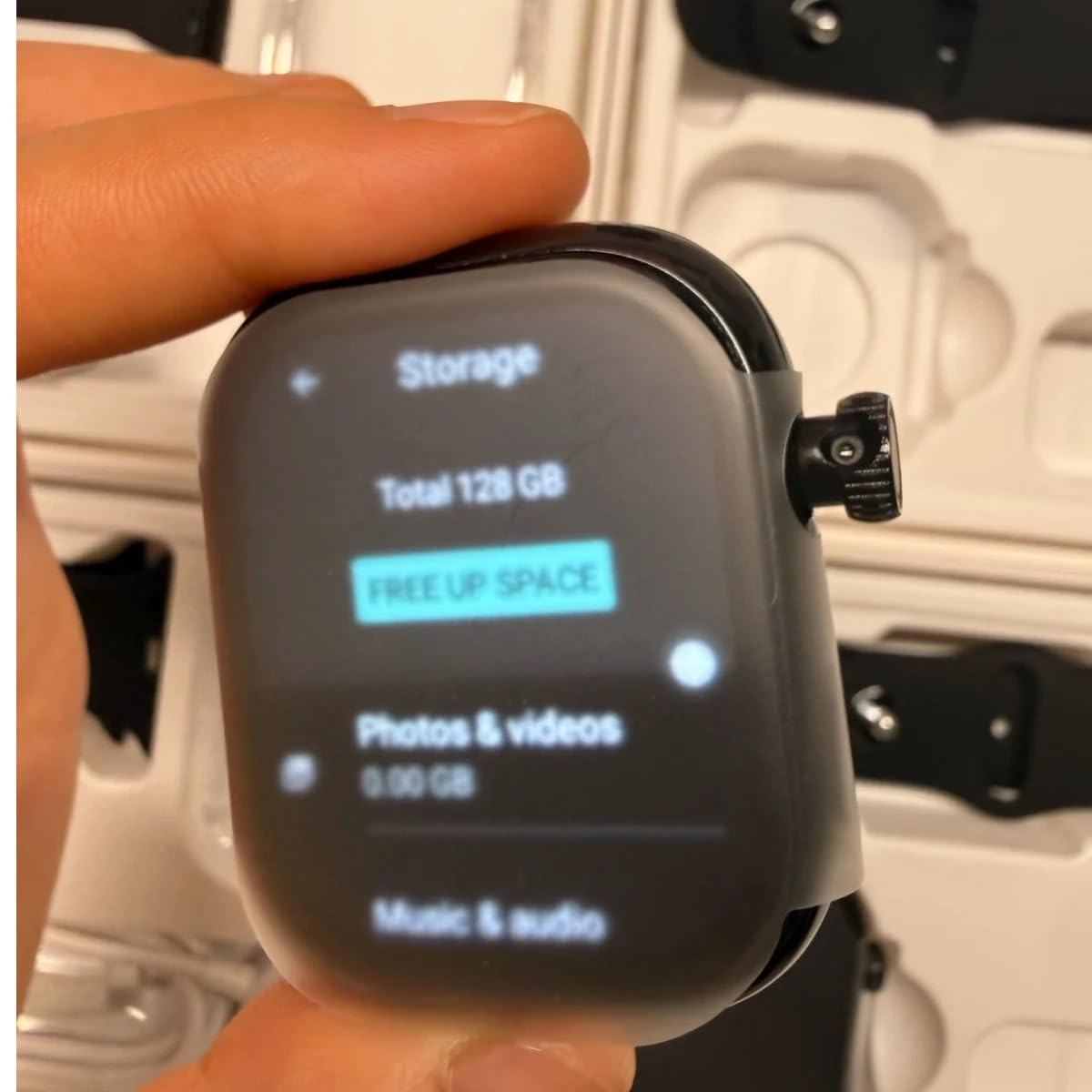 CD99 Watch X Montre connectée 5,8 cm AMOLED 5G LTE avec caméra rotative à 180 °, GPS, WiFi, fente pour carte SIM, surveillance de la santé (noir, 16 Go, 256 Go)