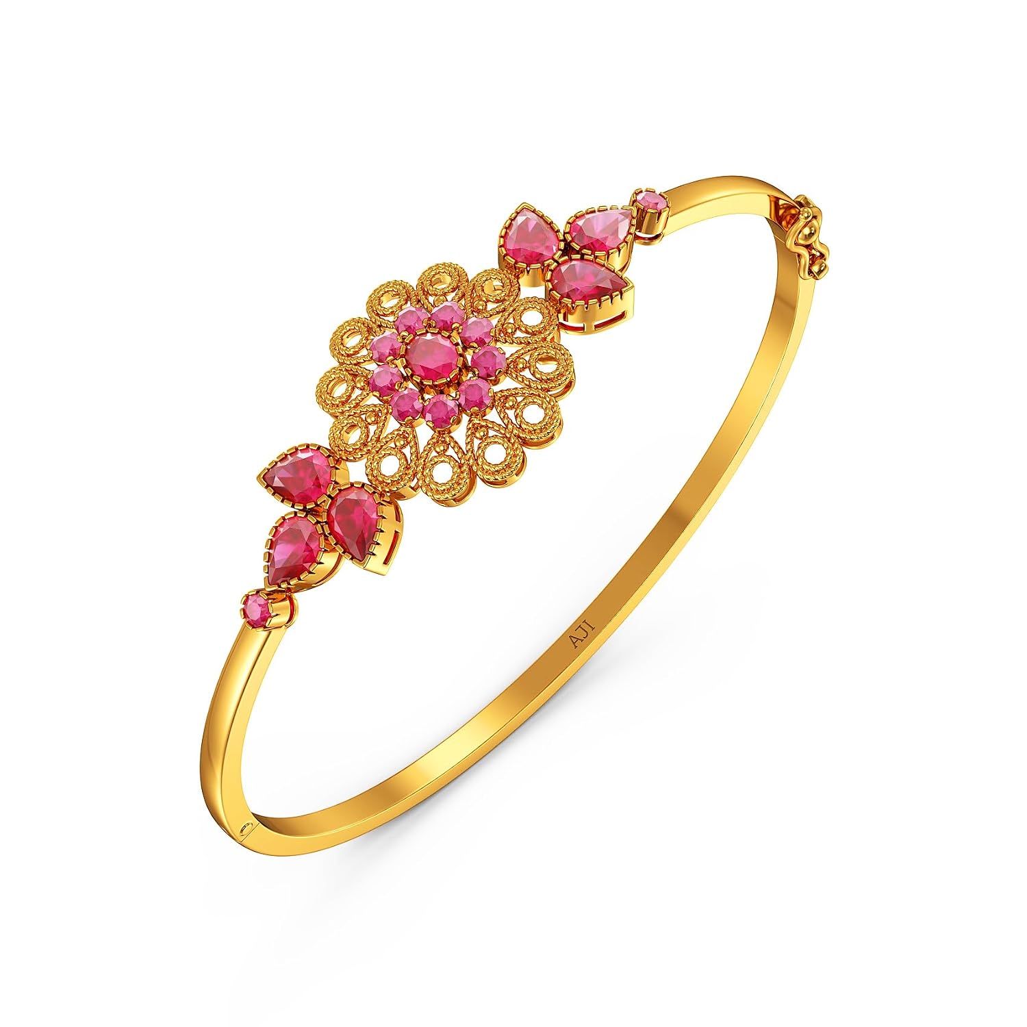 Joyalukkas 22 KT Purity | HUID & BIS Hallmark | Ruby Aura Bracelet For Women - Review, Price and Buying Guide