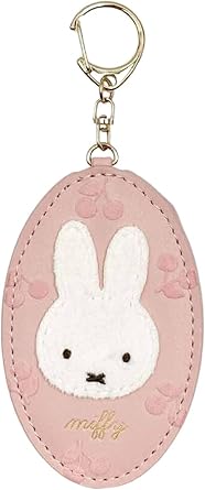 Marimocraft Marimo Craft Miffy Cherry Fleur Series Key Holder, Pink, Approx. W 2.3 x H 3.7 x D 0.4 inches 58 x 93 x 10 mm DBM-2603