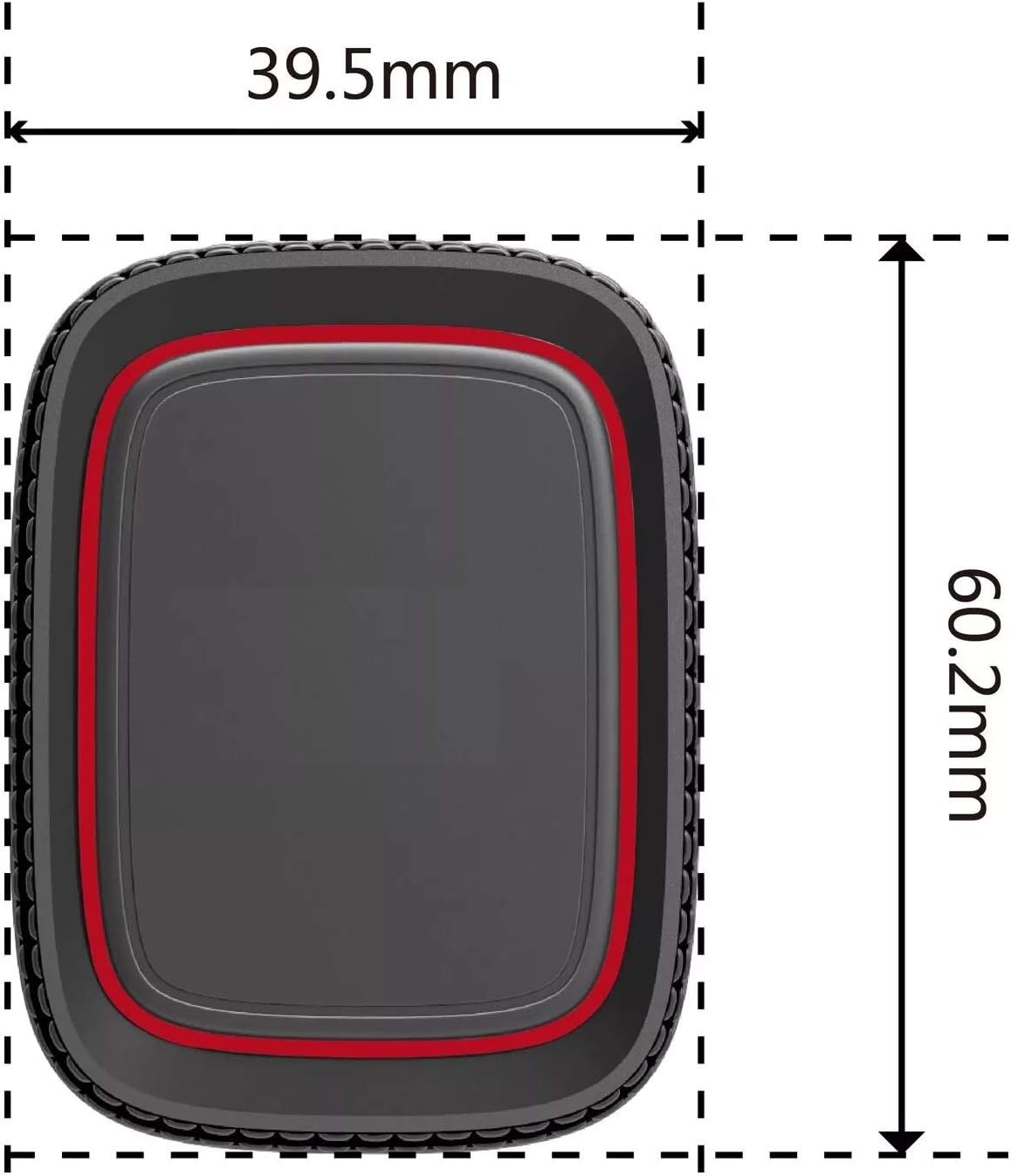 Dimensions of the Oli CT213 Car Magnetic Phone Holder