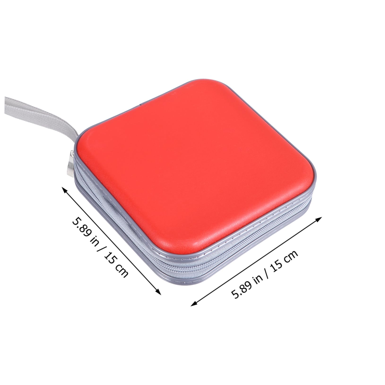 PRETYZOOM Étui de Rangement pour CD Pochette pour DVD Grande Capacité Housse CD Zippée pour Ranger Vos Disques