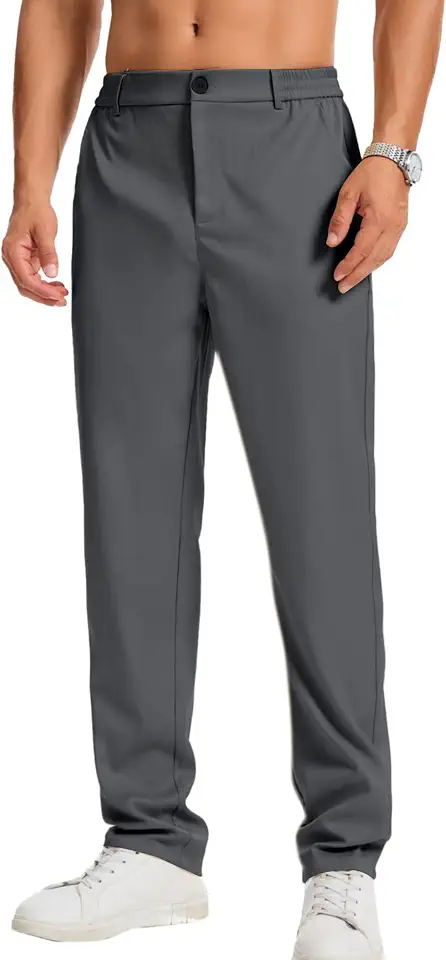 LVCBL Trousers Stretch Elasticated Waistband