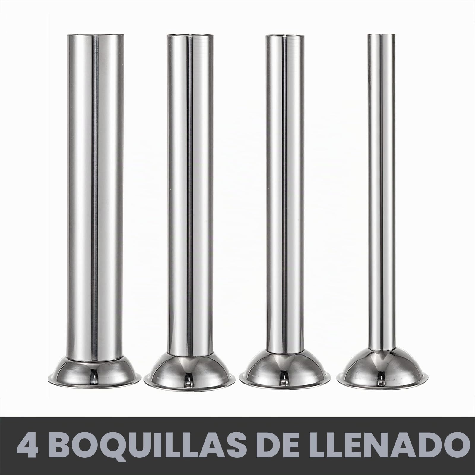 VEVOR Embutidora de Chorizos Horizontal de Acero Inoxidable 7L Llenadora Manual de Salchichas para Hacer Salchichas Chorizo Hot Dogs Bratwurst Adecuado Tanto para Uso Doméstico como Comercial