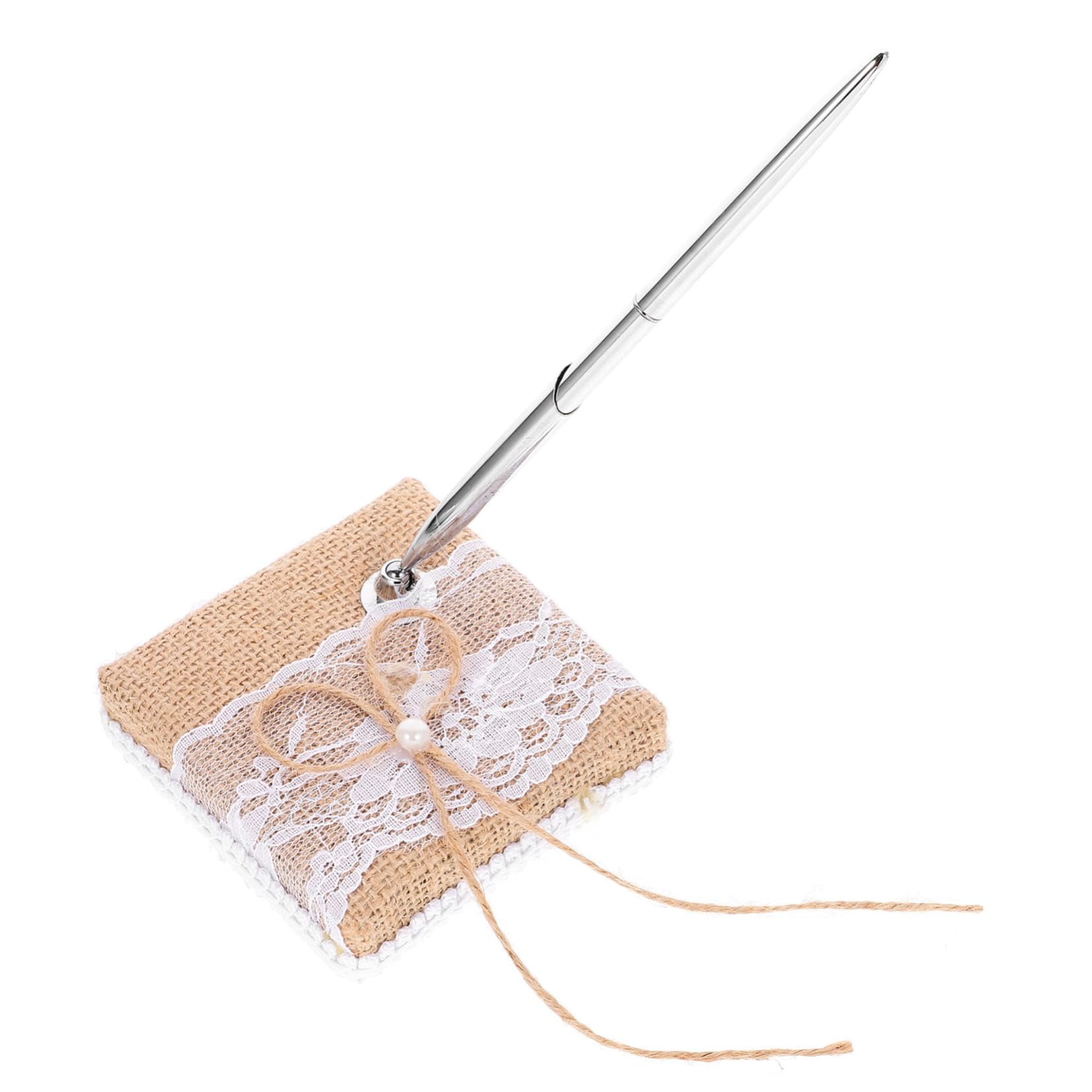 Operitacx 5 Stück Hochzeitsstift mit Halter Eleganter Signing Pen für Gästebuch Party und Valentinstagsgeschenk aus Langlebigem für Hochzeiten und Feierliche Anlässe