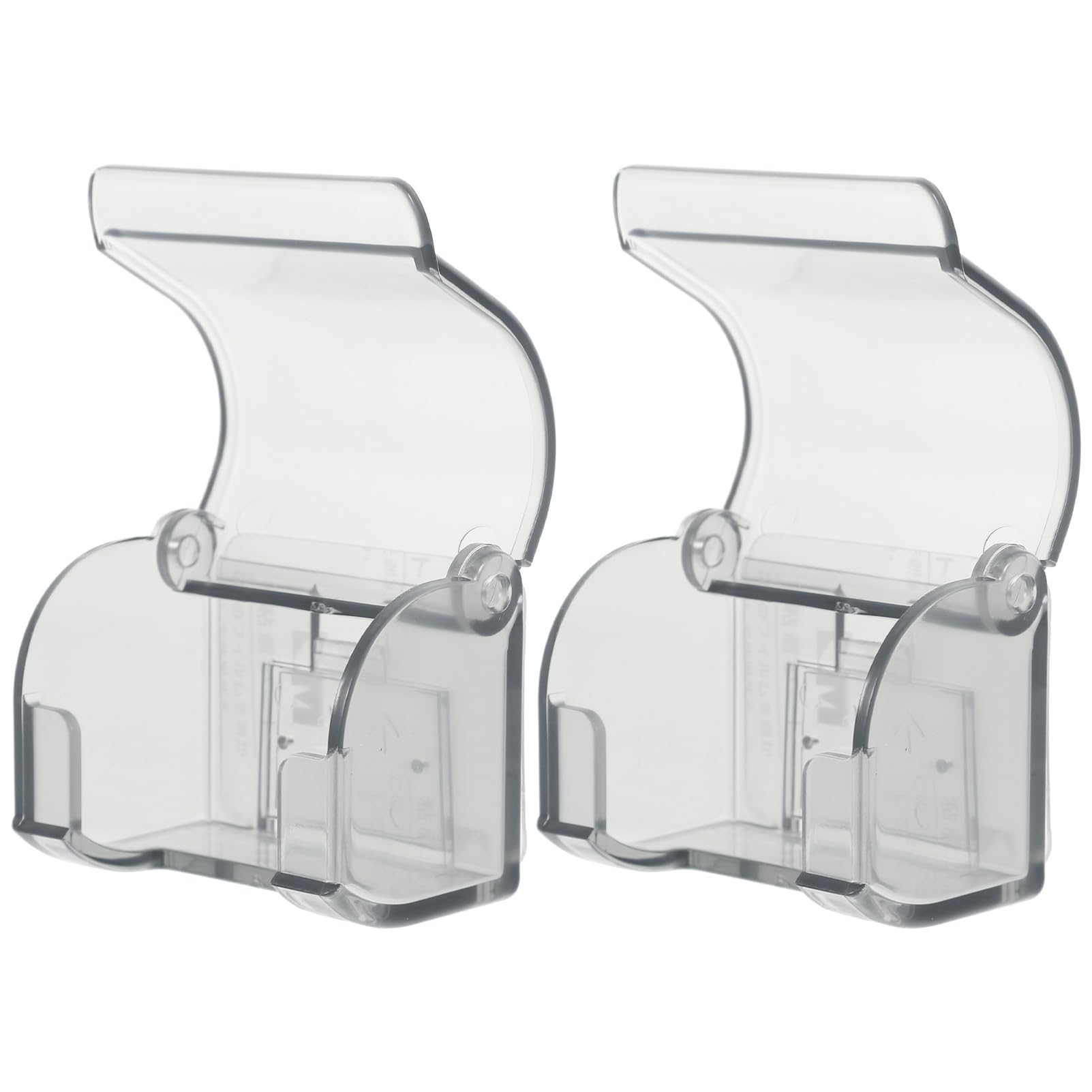 Baluue 2pcs Razor Holder for Bathroom Wall-mounted Razor Rack Anti-fall Easy to Install for Home Travel