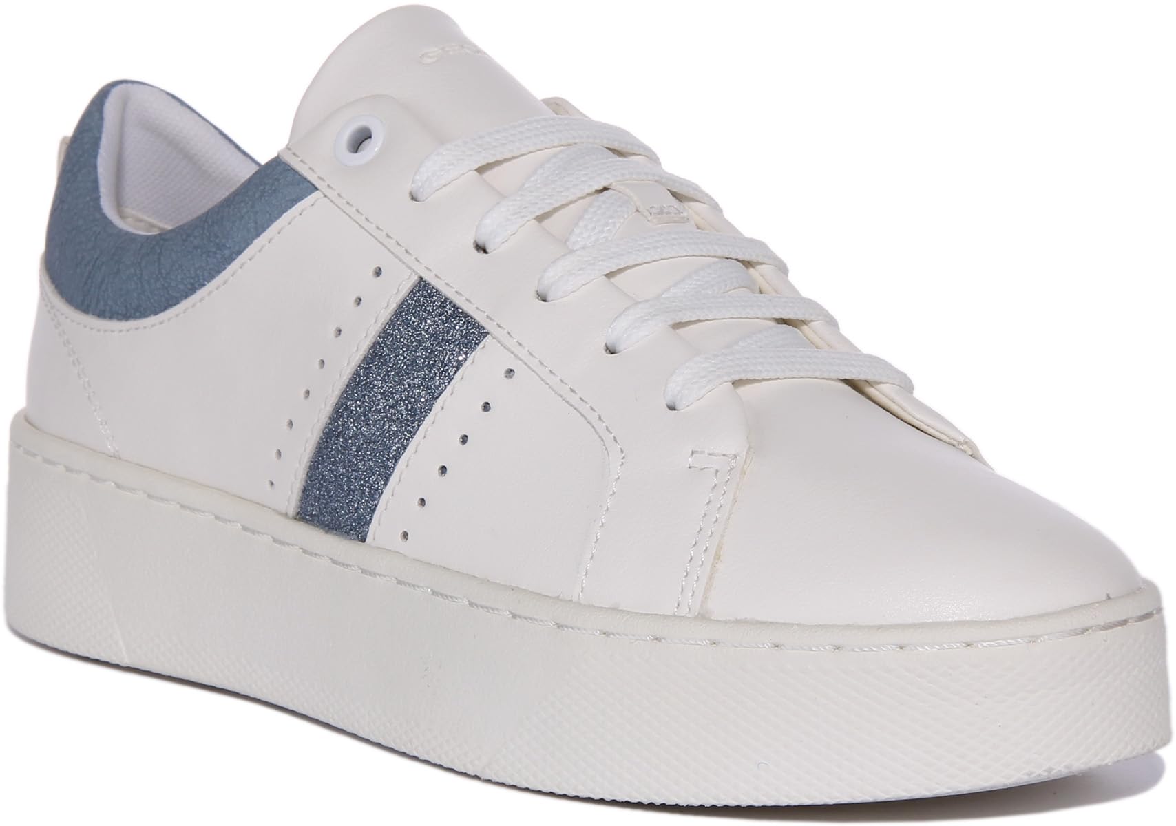 Geox D SKYELY Blanc - tennis anti-transpiration confortables pour marcher