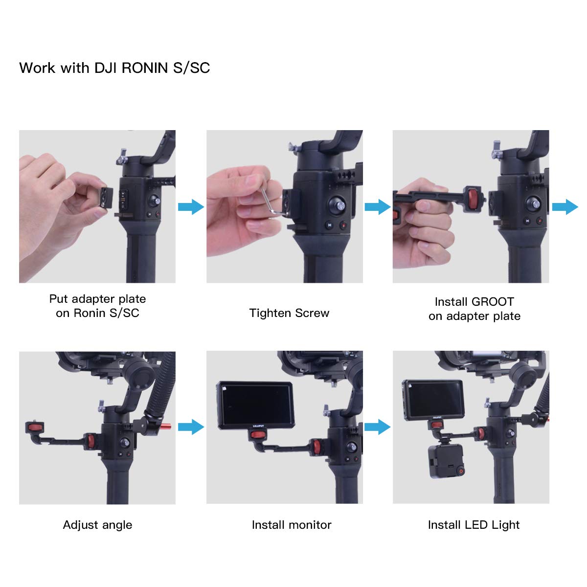 Amazon.co.jp: Weebill S/Ronin SCカメラモニターマウント 延長