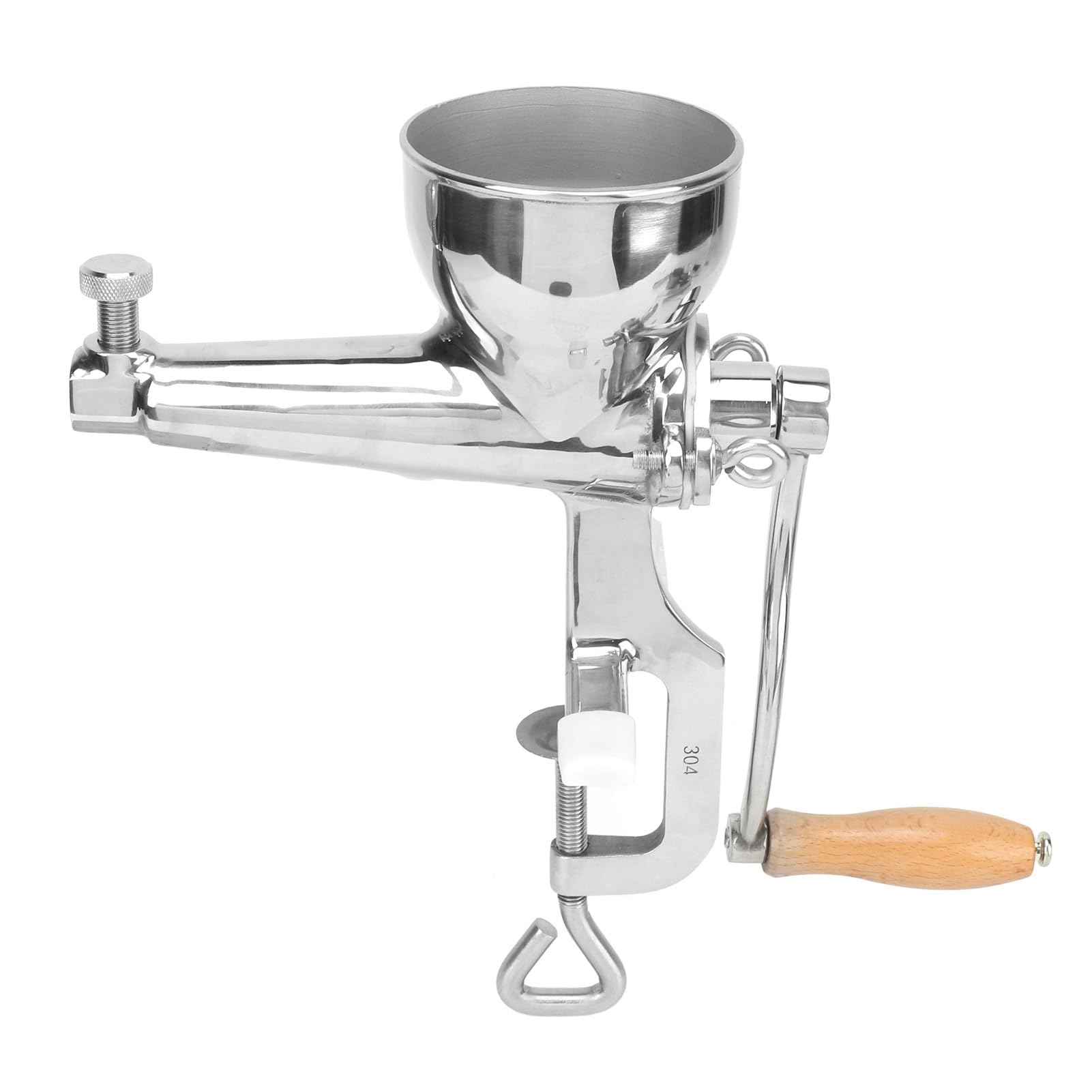 Fafeicy Edelstahl Hand-Hefe-Extraktor, Manueller Saftpresser mit Saugnapfbasis, für Sellerie Ingwer Orange Granatapfel