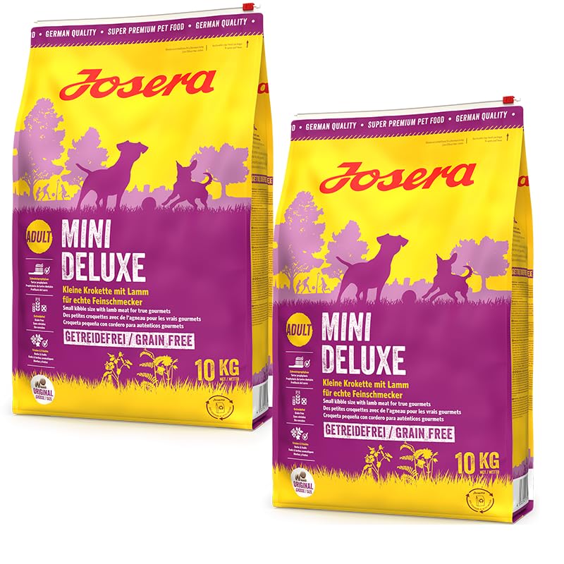 Josera MiniDeluxe 2 x 10kg Sparpaket Trockenfutter für Hunde