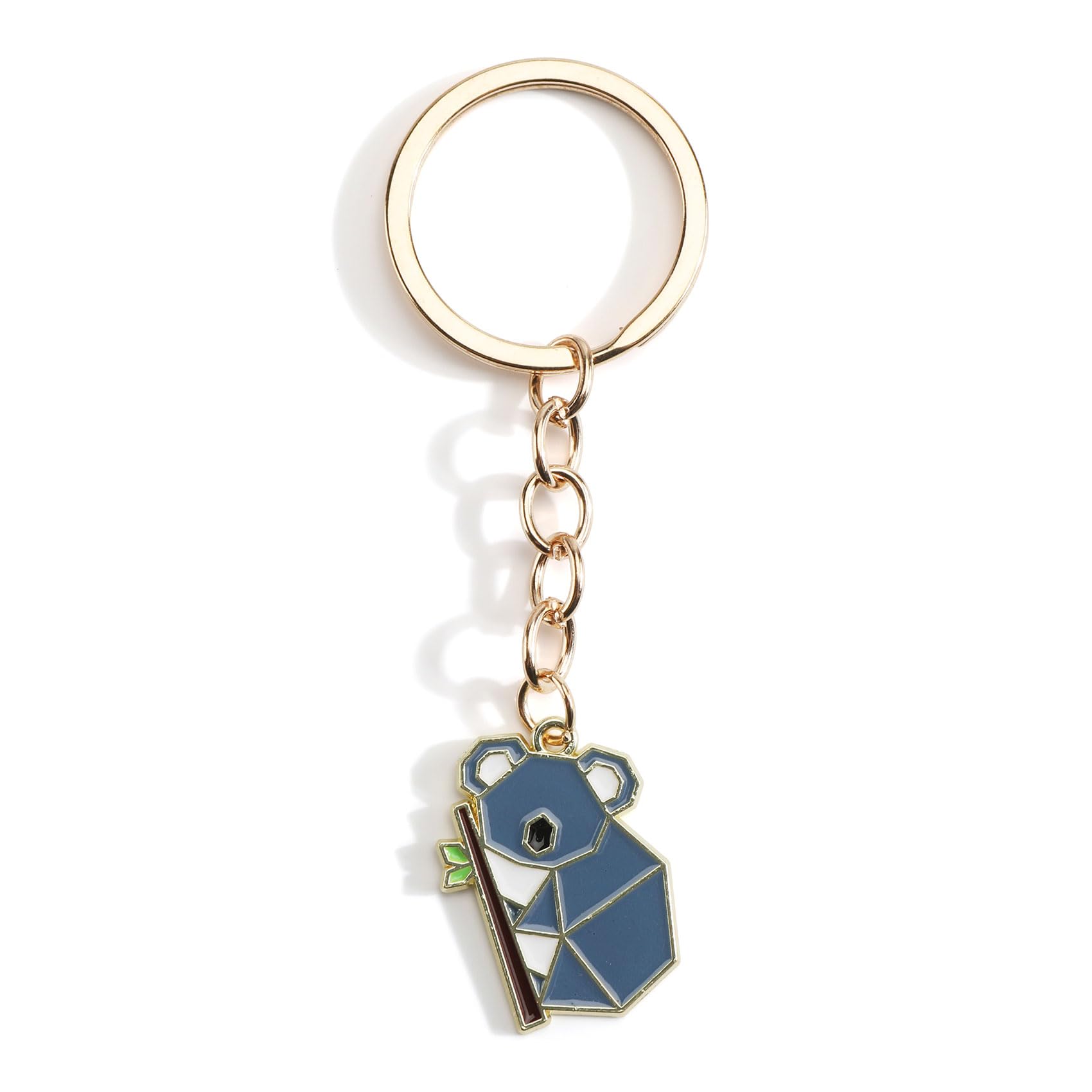 OBEISN Personalisierter Schlüsselanhänger Aus Edelstahl Mit Süßem Tier, Kreatives Design, Geburtstagsgeschenk Für Sie, Einzigartige Geschenke Für Freunde, Schwester, Freundin, Freund