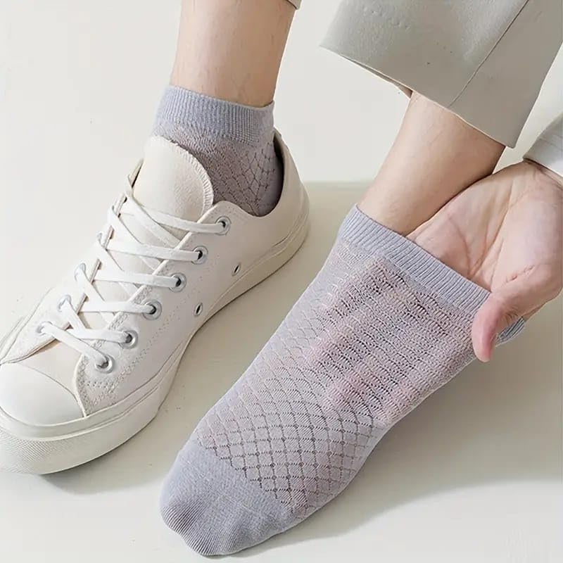 Image of JABA'S 7 Pairs Ankle Length Cotton Socks Men & Women for Sports Unisex Multicolor Socks Ideal for Gym, Casual Wear & Running Odor Free, Pack of 7