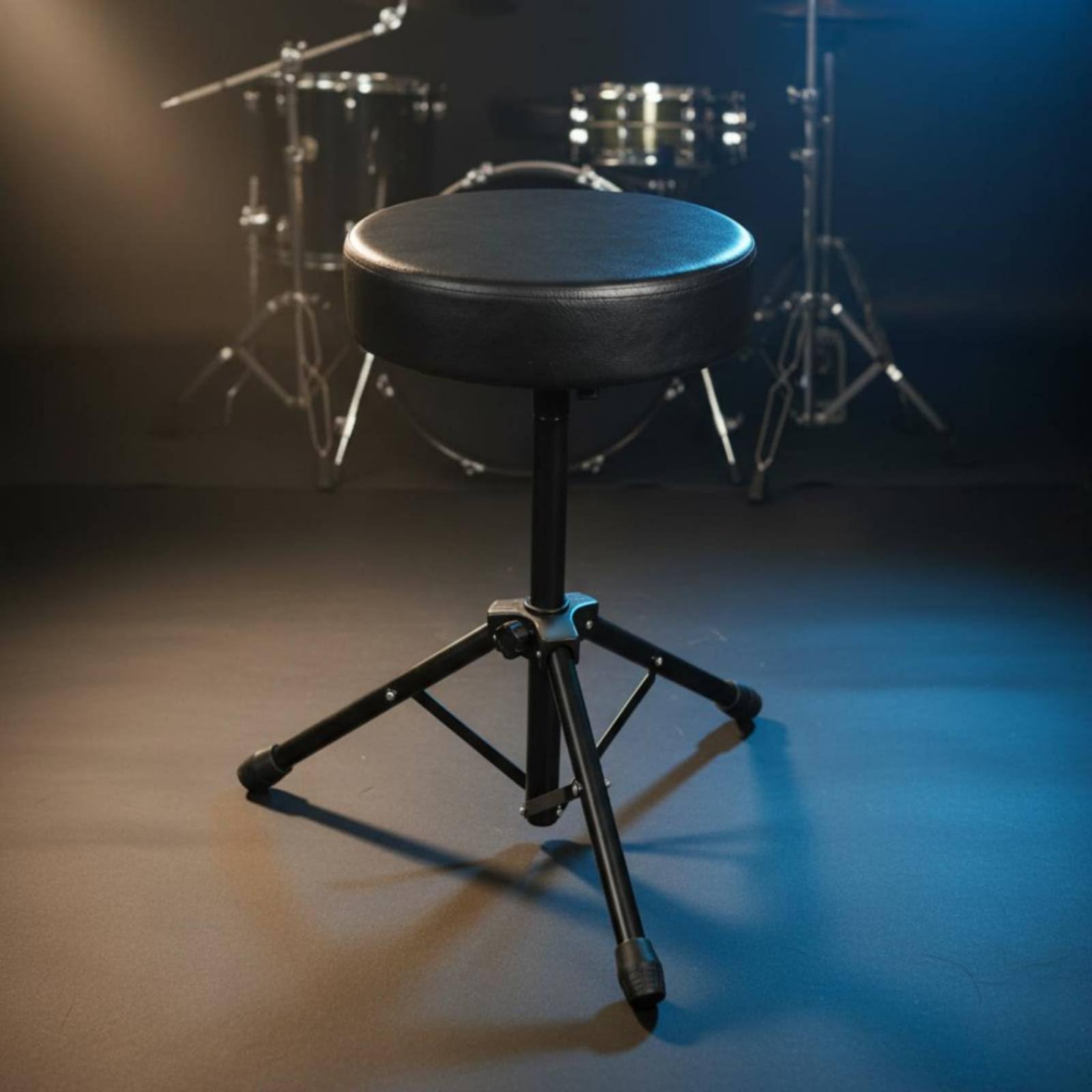 predolo Schlagzeughock Höhenvstellbar Drumhock Gepolstt Sitz hock