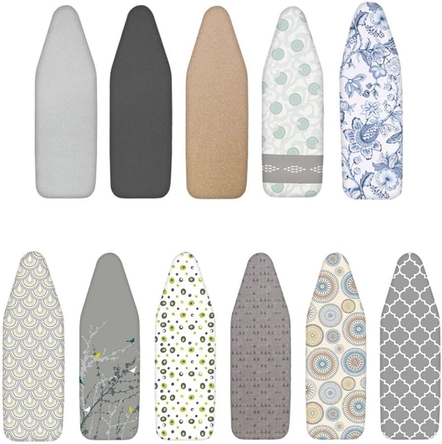 Ironing Board Cover 36x12 38x13 43x13 48x15in Table Top Iron Board Replacement Cover with Padding, Scorch Resistant, Heat Resistance, Easy to Install(Color:G,Size:110x35cm/43x14in)