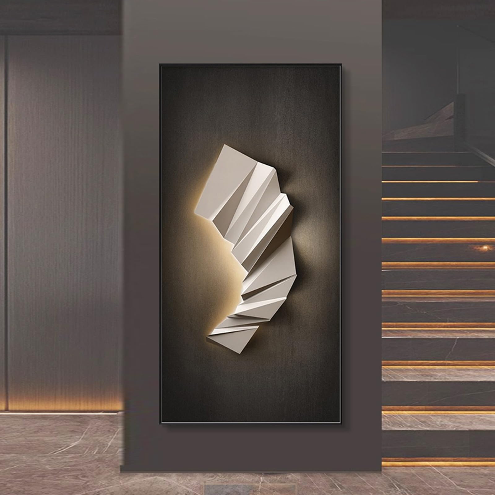 Decorative Electrical Panel Cover, Wall Mounted Flip-Up Meter Switch Box, Breaker Box Cover for Living Room and Home Office