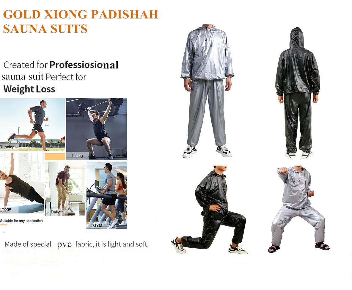 Buy Heavy Duty Sauna Suit Exercise Sauna Sweat Suit Gym Workout Sauna