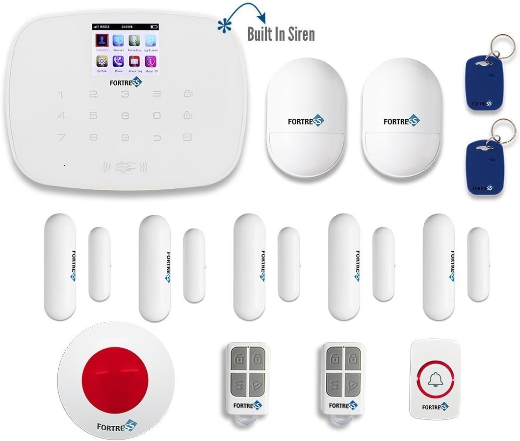 Fortress Security Store DIY Total Security System A Includes Motion