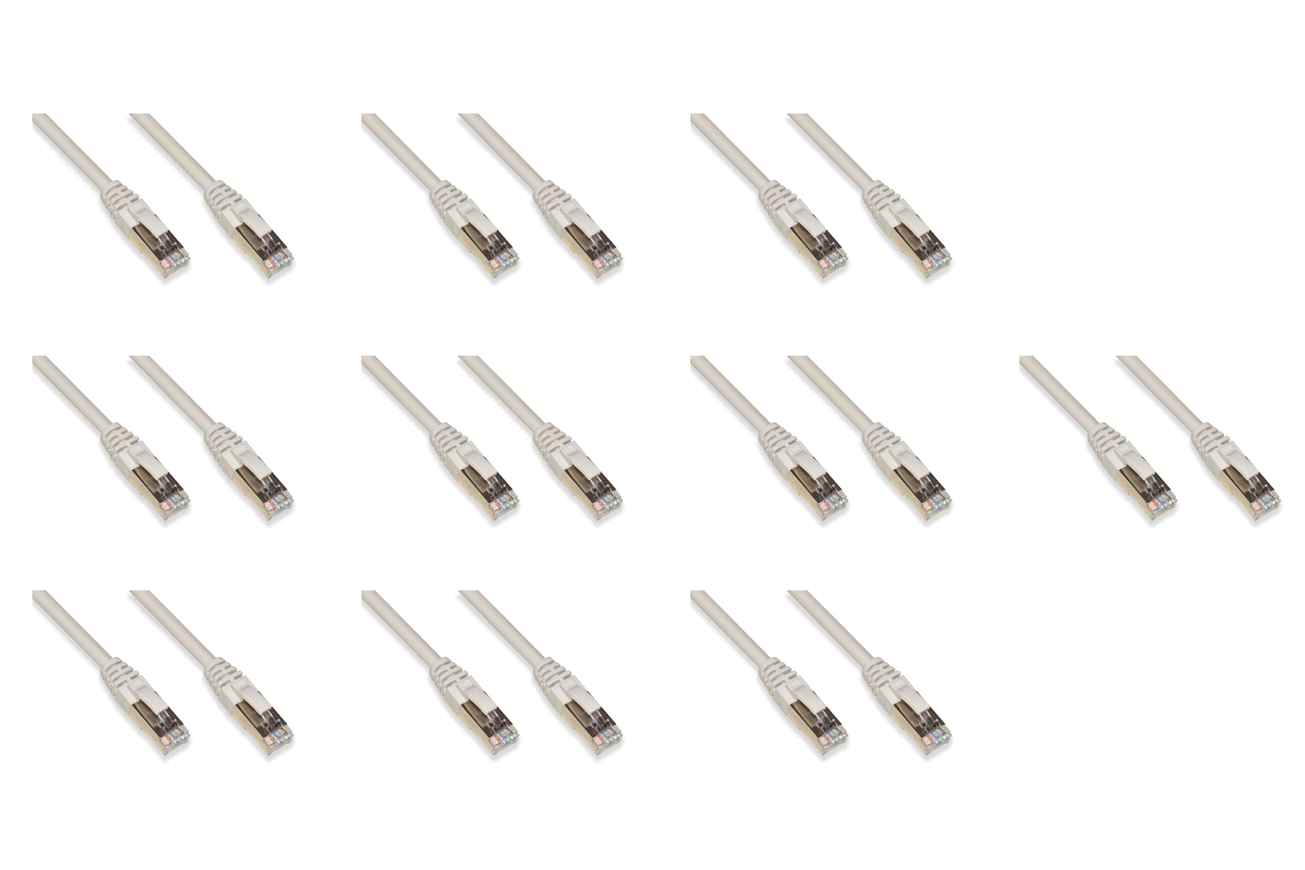 Câble réseau catégorie 6 blindé pour supprimer les déconnexions LINK LK6F01010 gris 1m - 6