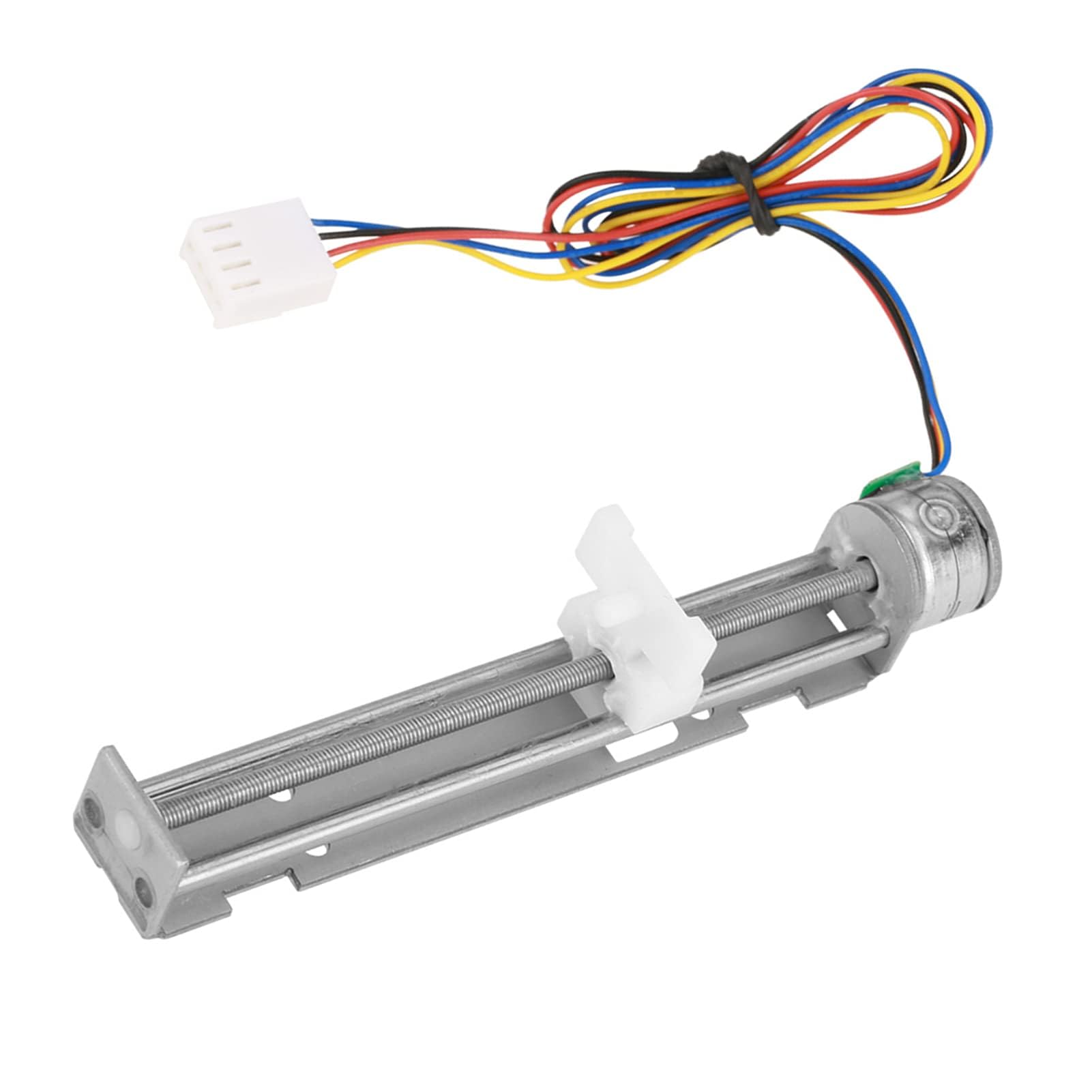 Moteur Pas à Pas DC 12V avec Pilote de Moteur Pas à Pas, Curseur de Vis de Moteur Pas à Pas Linéaire Vis Linéaire 80mm Curseur D'écrou Mini Rail de Guidage de Glissière Fil de