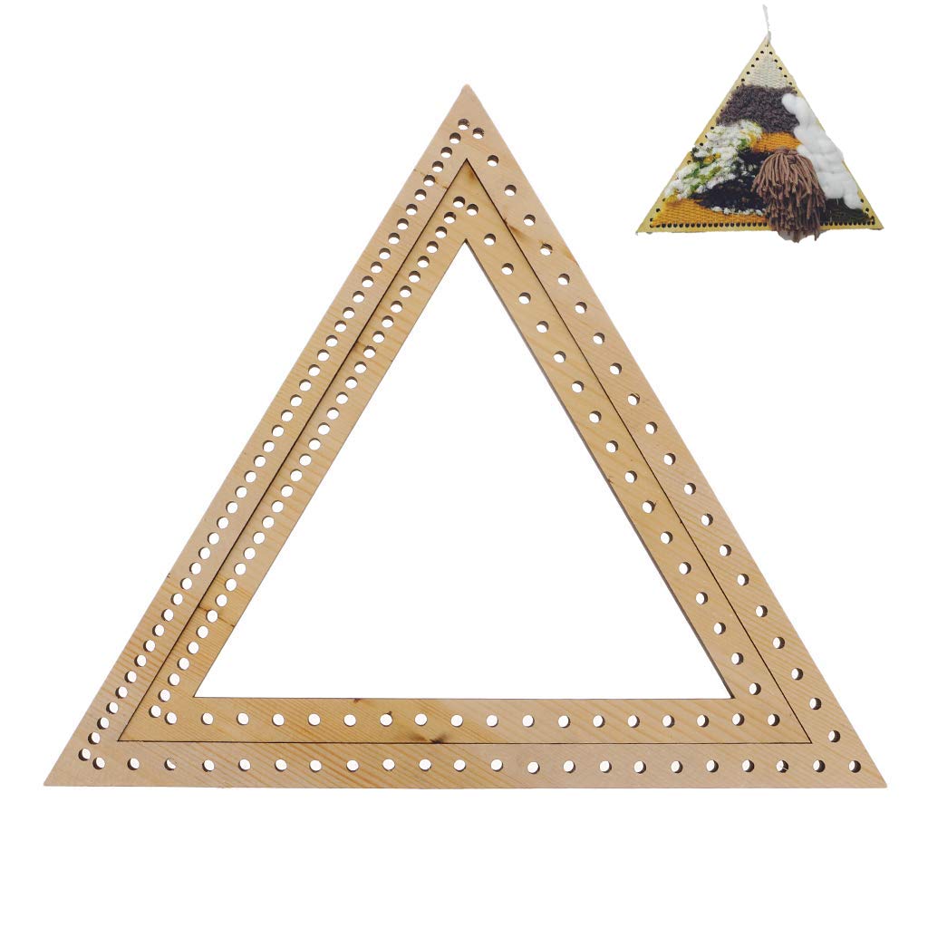 Weaving Tools, AROYEL Wall Hanging Triangle Knitting Tool DIY Craft Kit Gift Idea for Christmas -2 Pcs