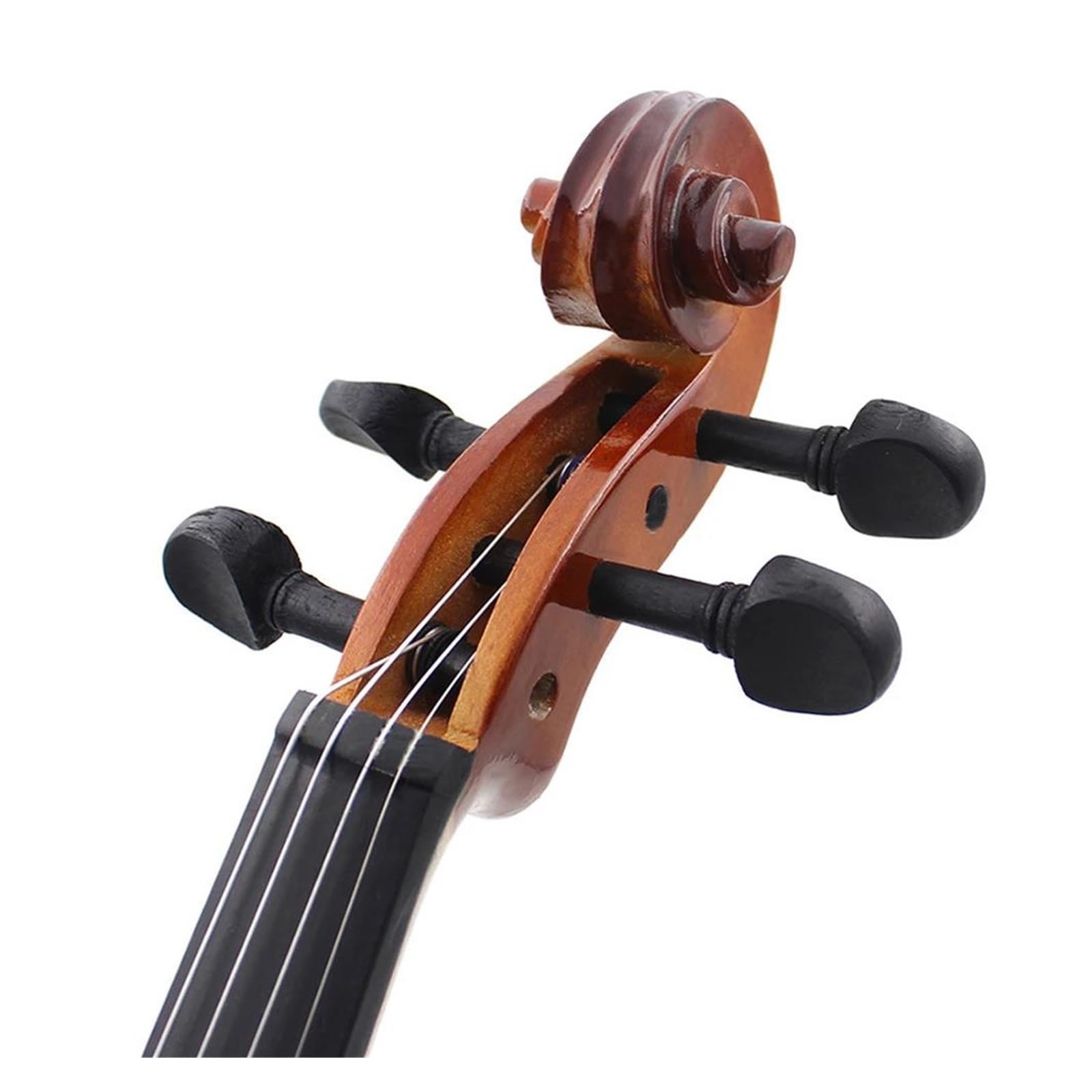 violino Piccolo Violino Acustico In Legno Massello 4/4 Con Custodia E Corde Di Ricambio