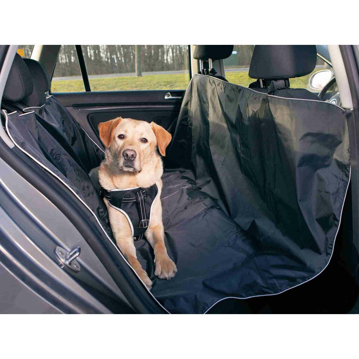 A.S. Création Trixie, Copertina per Auto per Proteggere i sedili Posteriori dal Pelo degli Animali Domestici