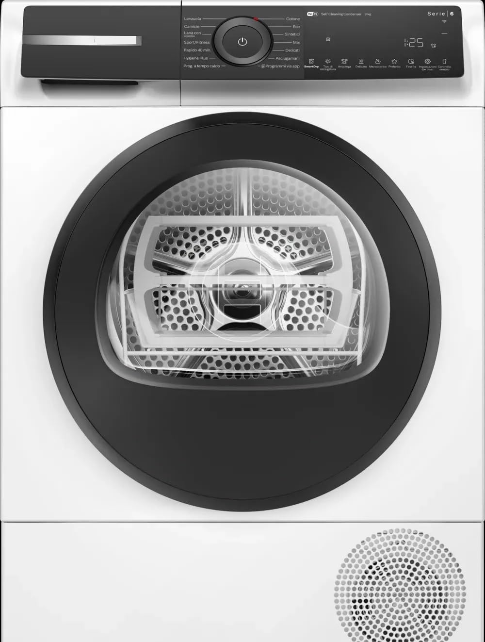 Bosch WQH245B0IT asciugatrice Libera installazione Caricamento frontale 9 kg A+++ White