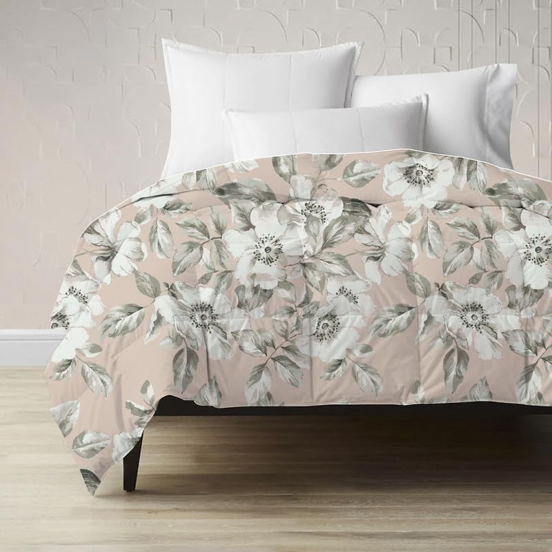 Image of Comforter Double Size Printed Comforter Premium 1800 Series Microfiber - Heavey Winter Blanket /AC Comforter 300 GSM Double Bed - 90 x 100 inch