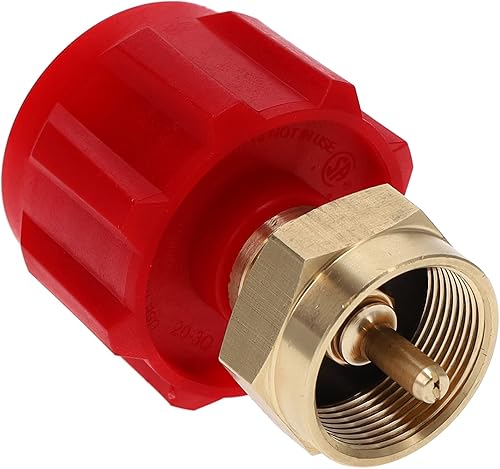 Miniatura 3 de Gas One Paquete de 2 adaptadores de recarga de propano para tanques de propano de 1 lb y se adapta a tanques de propano de 20 lb