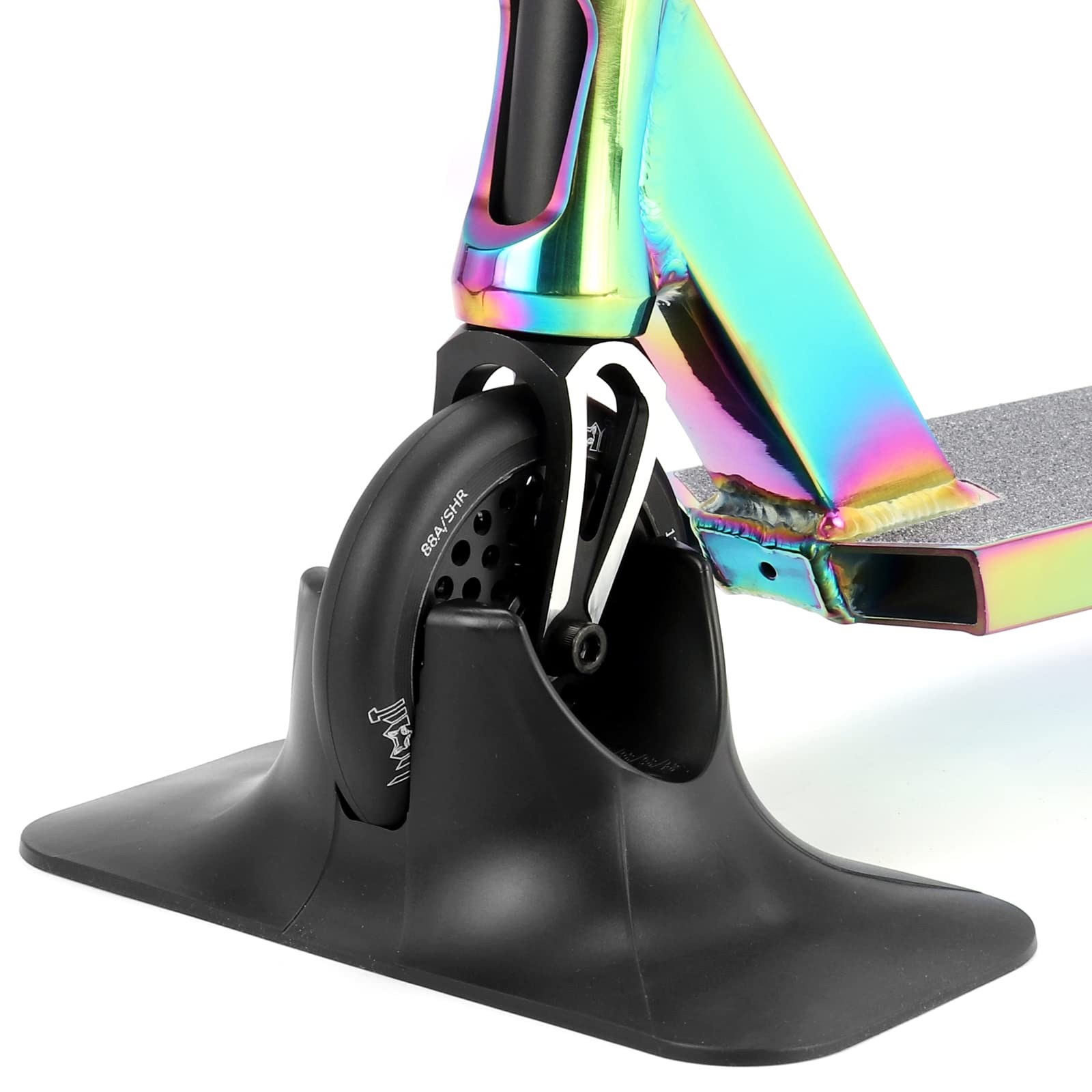 Limit Universal Scooter Stand parking scooter stand holder fit Major scooters and kick scooters for Diameter 95-150mm Thickness 24-30mm Wheels Organize Multiple Scooters Upright and Stable