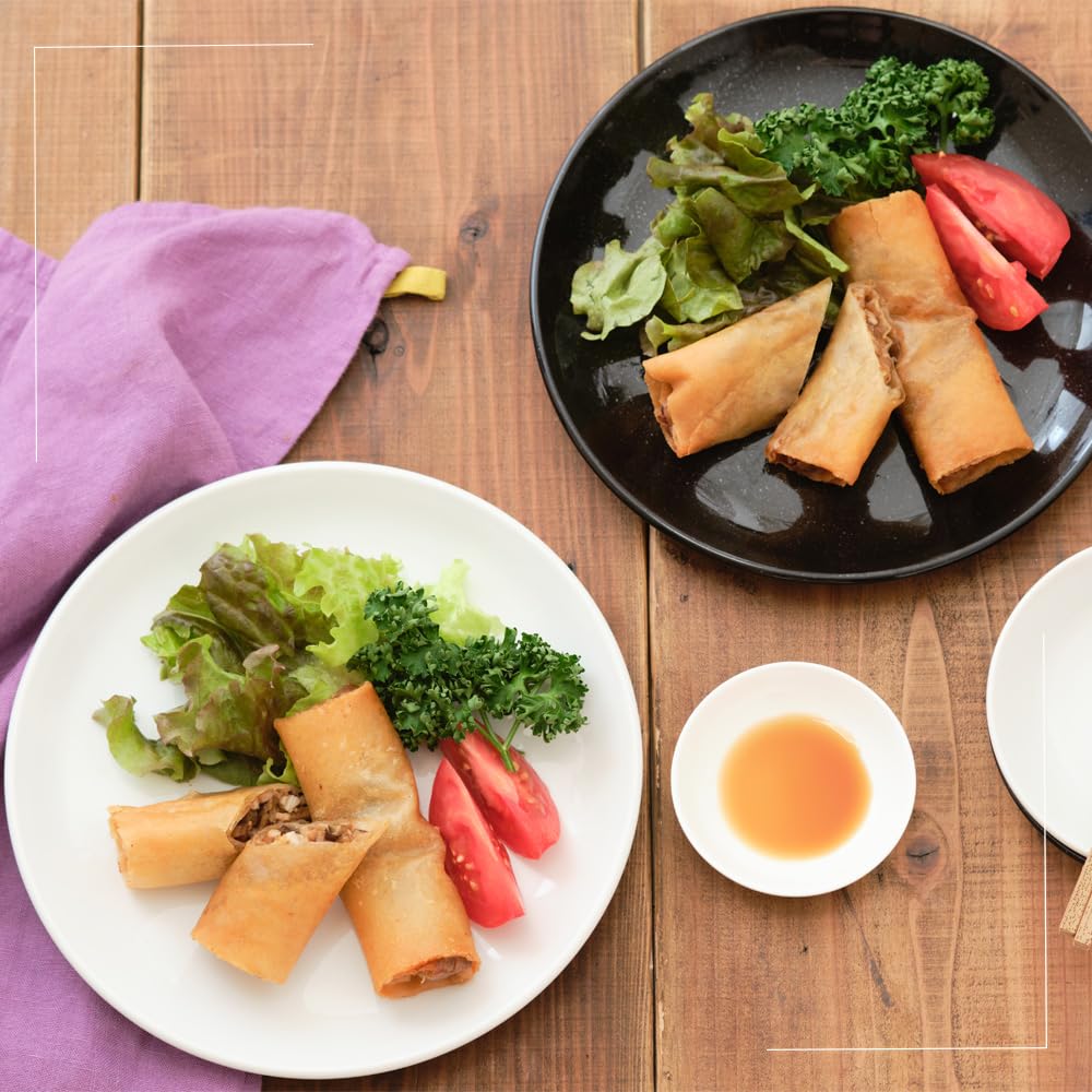 Amazon.co.jp: 【公式】YAMATSU STANDARD [黒中華 24cmパスタ皿・3枚