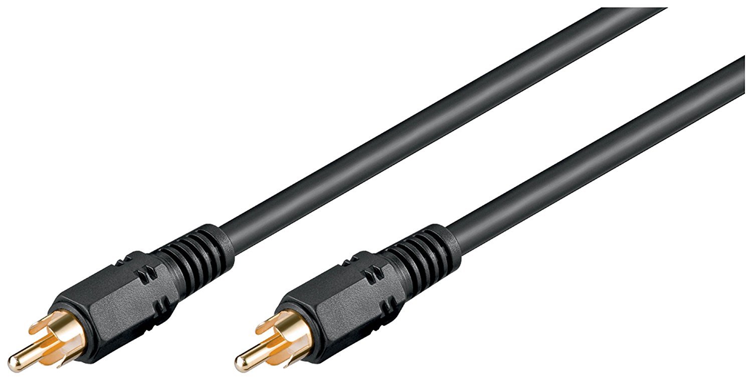 Câble de Connexion Audio Numérique Coaxial, Cinch S/PDIF, Blindage Double, 15m Longueur de Câble