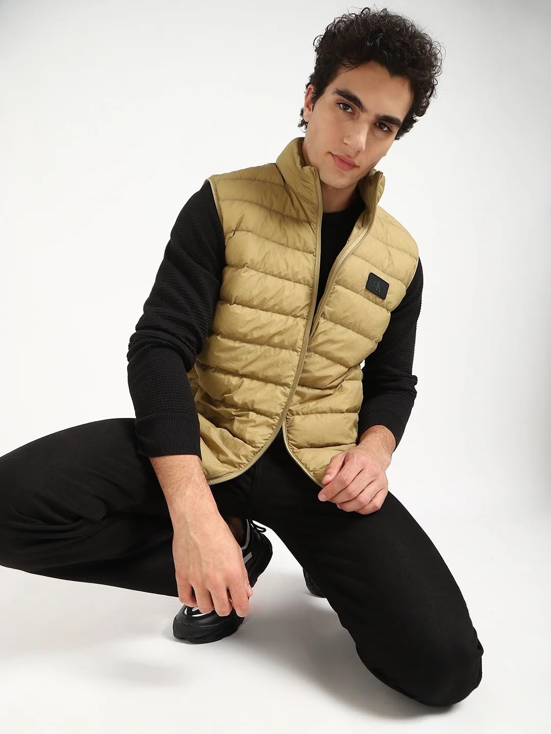 Calvin Klein Chaleco Hombre Down Vest Chaleco acolchado