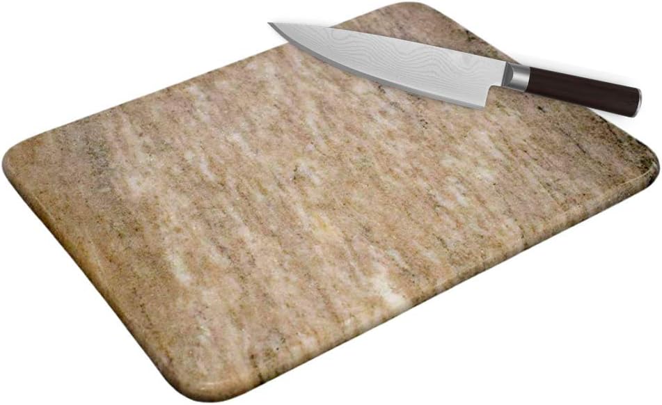 Stone Big Size Chopping Board (12"X9" Inch) (Brown)