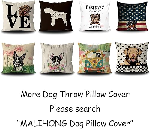 Miniatura 6 de Funda de almohada personalizada de Boston Terrier para perro, diseño de búfalo verde y blanco, a cuadros, limón, 20 x 20 pulgadas, funda de cojín