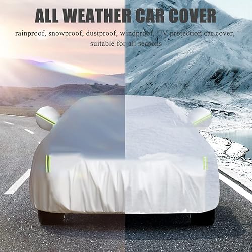 Miniatura 5 de Car Cover Compatible with Maserati Levante 2017-2023 5-Door SUV, Full Car Cover for Outdoor and Indoor WindproofDustproofSnowproofUV