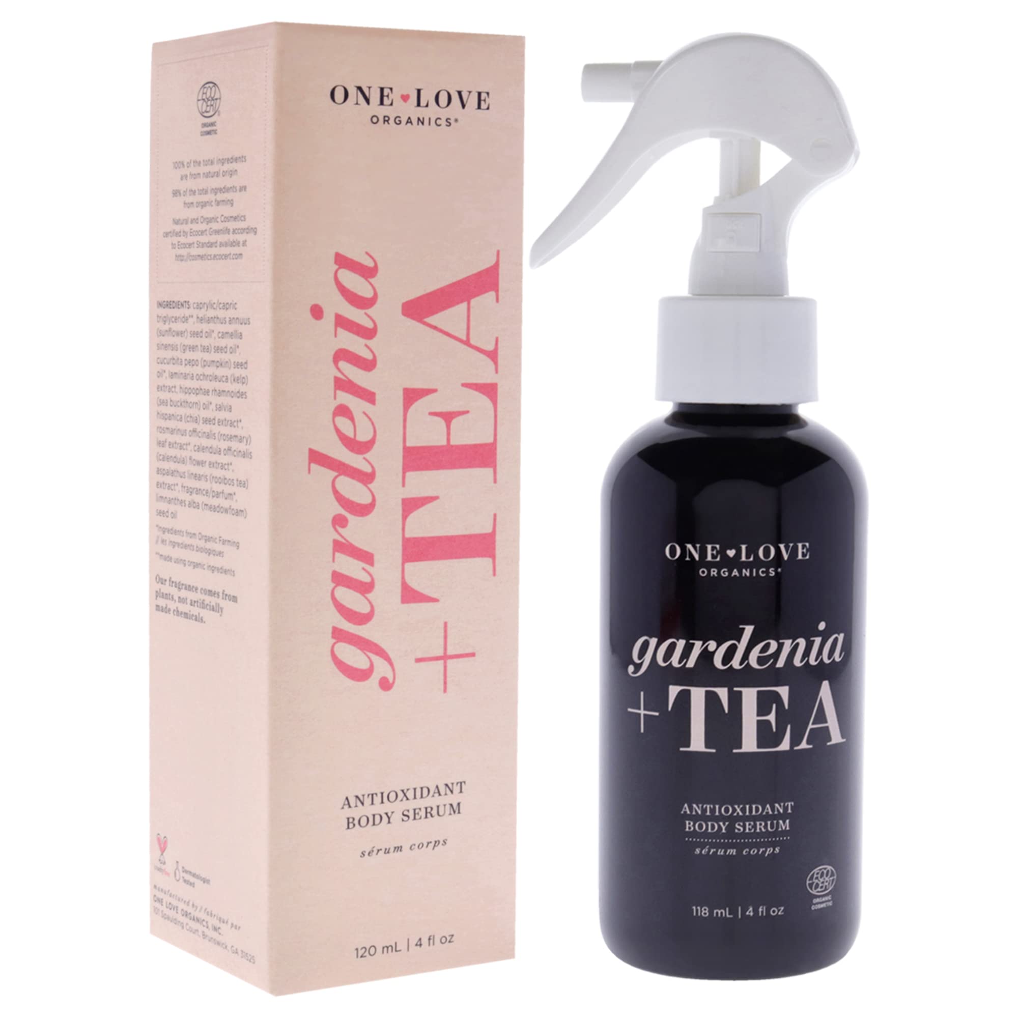 One Love Organics One Love Organics Gardenia Plus Tea Antioxidant Body Serum For Women 4 oz Serum, Clear, 118.3 ml (Pack of 1) - Image 3