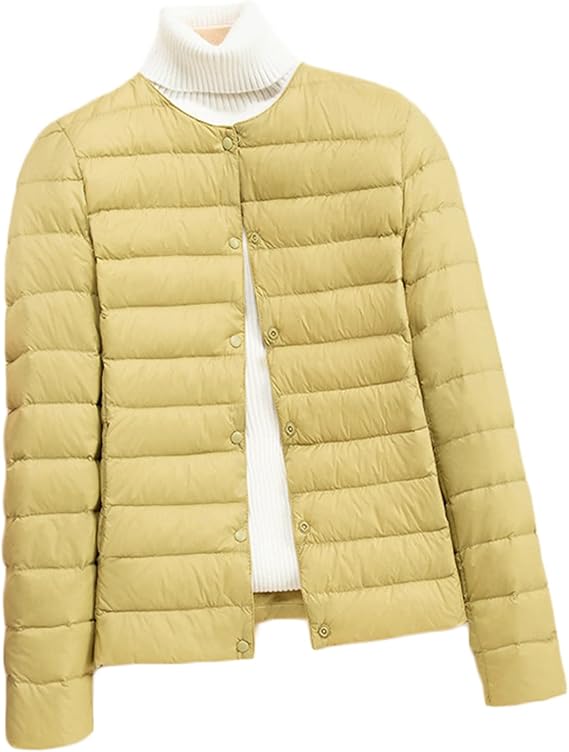 Amazon ダウン ジャケット レデイース 軽量 ライトダウン コート春秋冬 防風 暖かいショートコート薄いダウンジャケット フォーマル 体型カバー ショート ダウンコート 薄い インナーダウン レディース ダウンジャケット ショット丈 コート ジャケット 通販