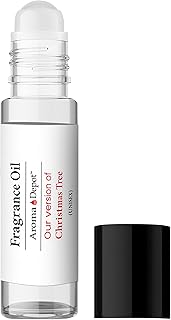 Aroma Depot Christmas Tree Perfume/ Body Oil (7 Sizes) Our Interpretation, Premium Quality Uncut Fragrance Oil Floral scent (1 Bottle 1/3 Roll On (10ml))