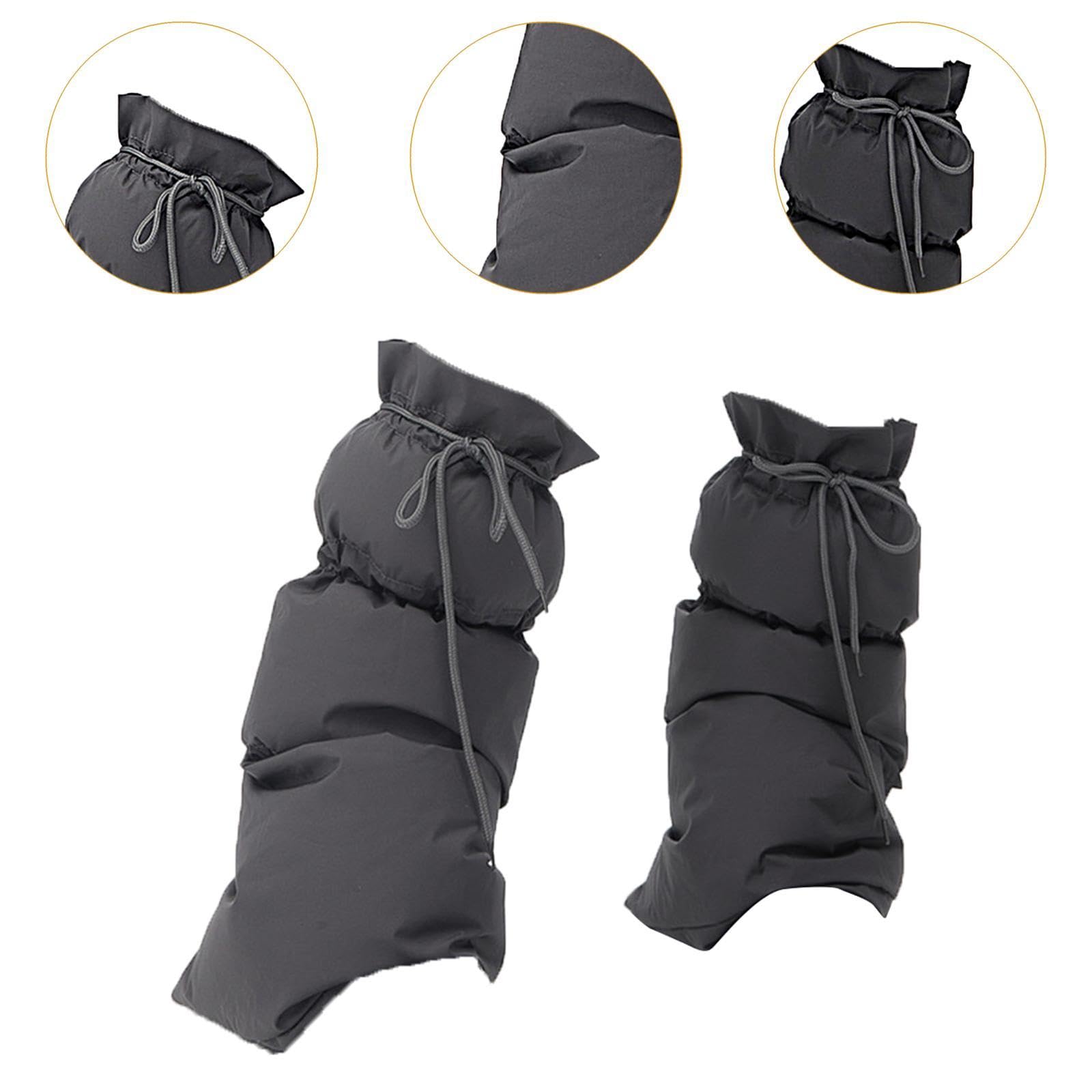 Qianly Calentadores de Piernas de Invierno para Mujer, Calcetines Largos, Cubrepiernas Ajustables, Mangas Cómodas para Piernas, Cubrebotas para Trekking Al a
