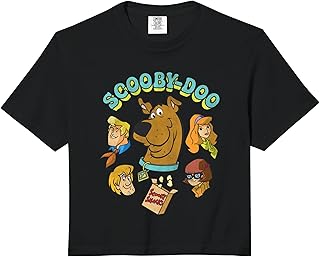 Scooby-Doo Centered Group Shot Scooby Snacks Comfort Colors Crop Top