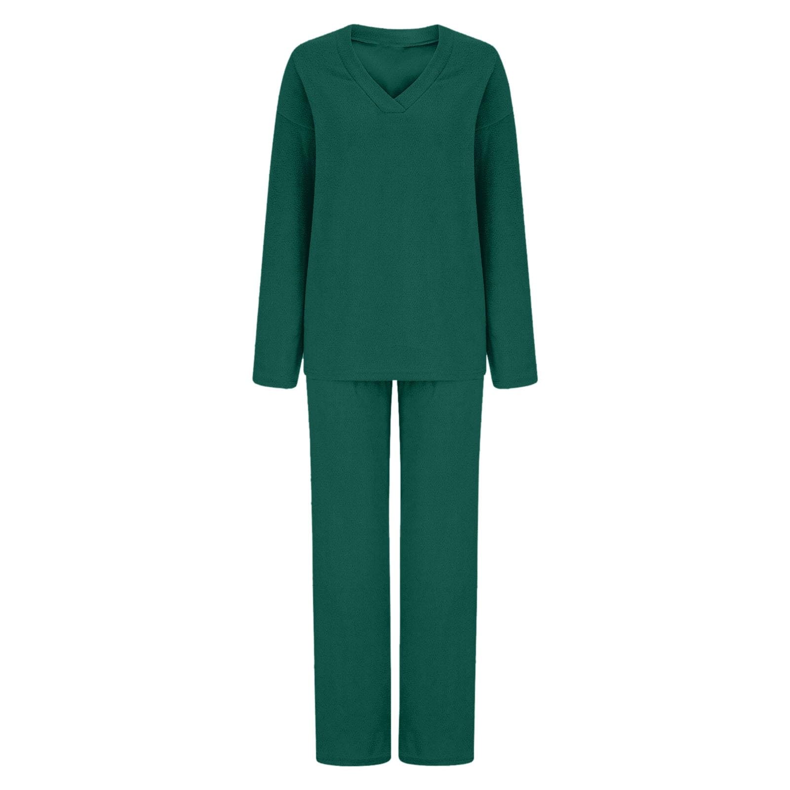 Generisch Ensemble de vêtements d'intérieur en coton et pantalon large pour femme