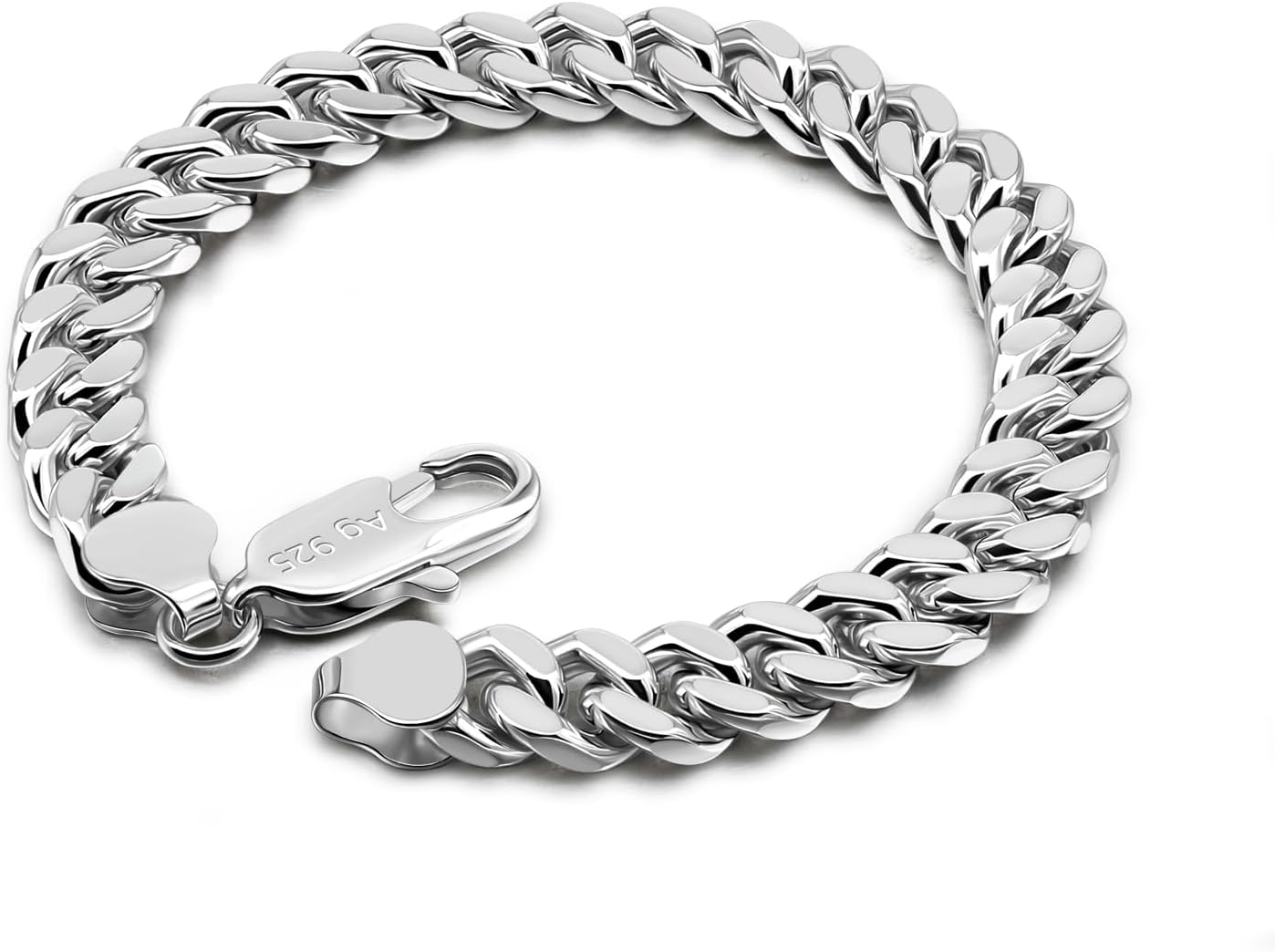 Fashion 925 Sterling Silver Solid Miami Cuban Link Chain Bracelet 8MM – 16MM- Curb Cuban Bracelet Solid Thick Big Link Bracelet for Men Boys- 7-11 Inch Jewelry Fashion 925 Sterling Silver Solid Miami Cuban Link Chain Bracelet 8MM – 16MM- Curb Cuban Bracelet Solid Thick Big Link Bracelet for Men Boys- 7-11 Inch Jewelry