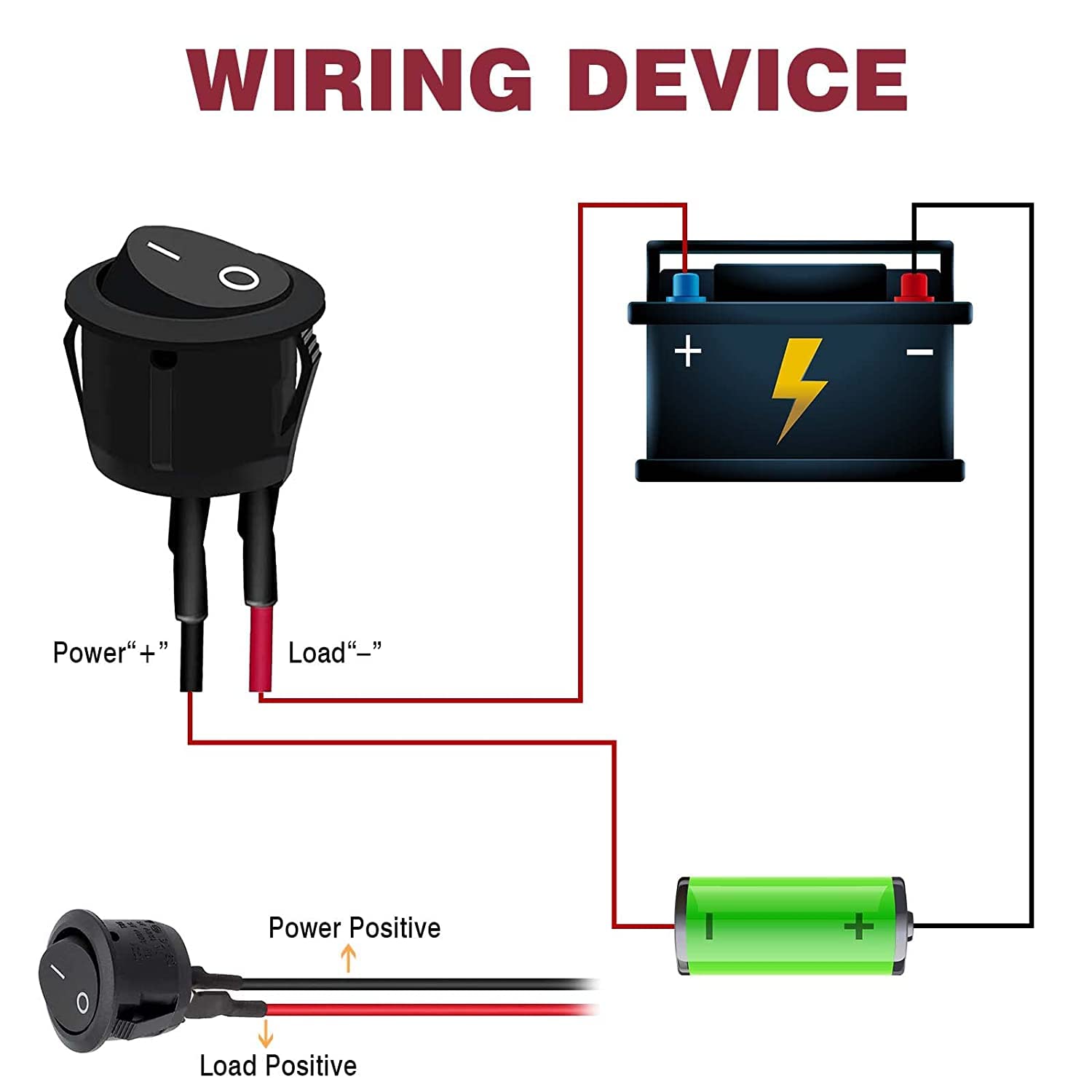 5 Interruttori A Levetta ON-OFF - Impermeabili, Metallici, Per Auto E Barche 125V/10A - Foto 7
