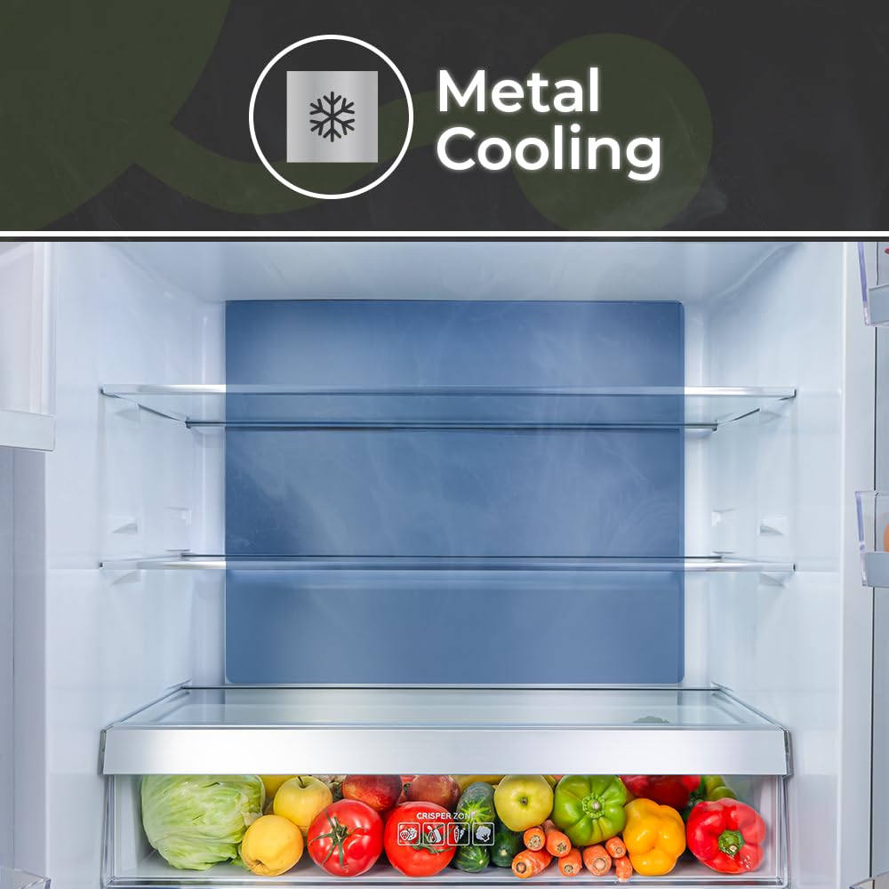 Aspes Frigorifero Dark Inox, 4 porte, A418800ENFIDDX, capacità 436 litri, No Frost, Multi Air Flow, 38 dB, porta unica direzione, apertura a mano, classe energetica E